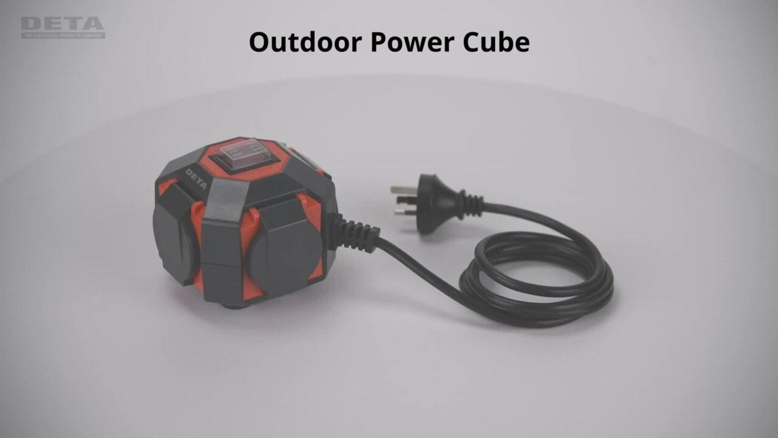 DETA 4 Outlet Outdoor Work-Tuff Power Cube Polycarbonate