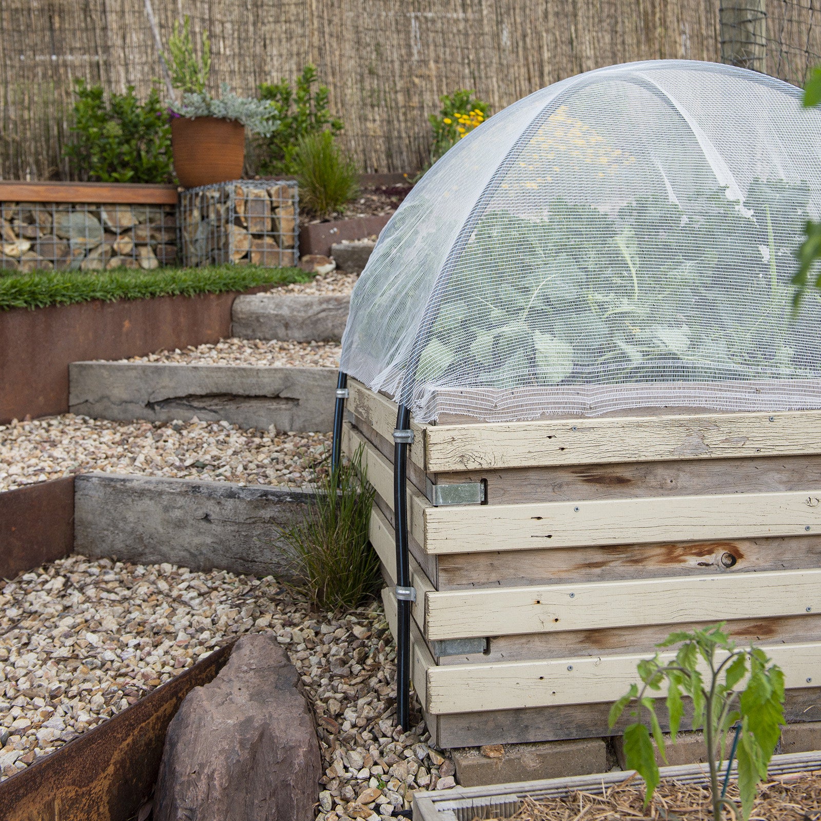 Backyard Farmer 4 x 4m x 7mm Crop Protection Net