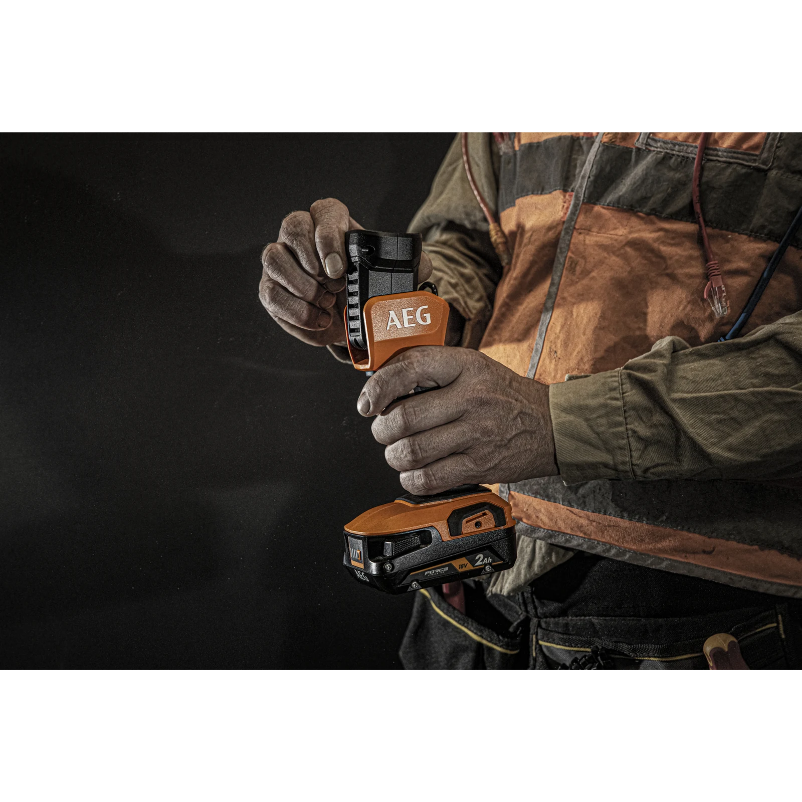 AEG 18V LED Compact Torch A18T0 Skin Only - 340 Lumens - Portable