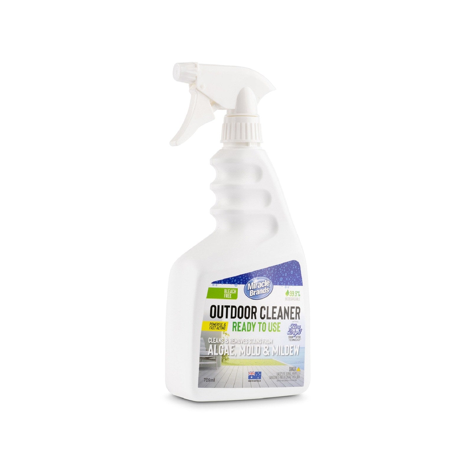Miracle Brands 709ml Outdoor Cleaner Ready To Use Phosphate Free