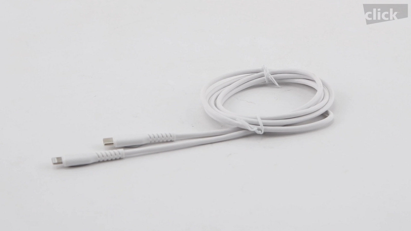 Click 1.5m USB-C to Lightning Cable White