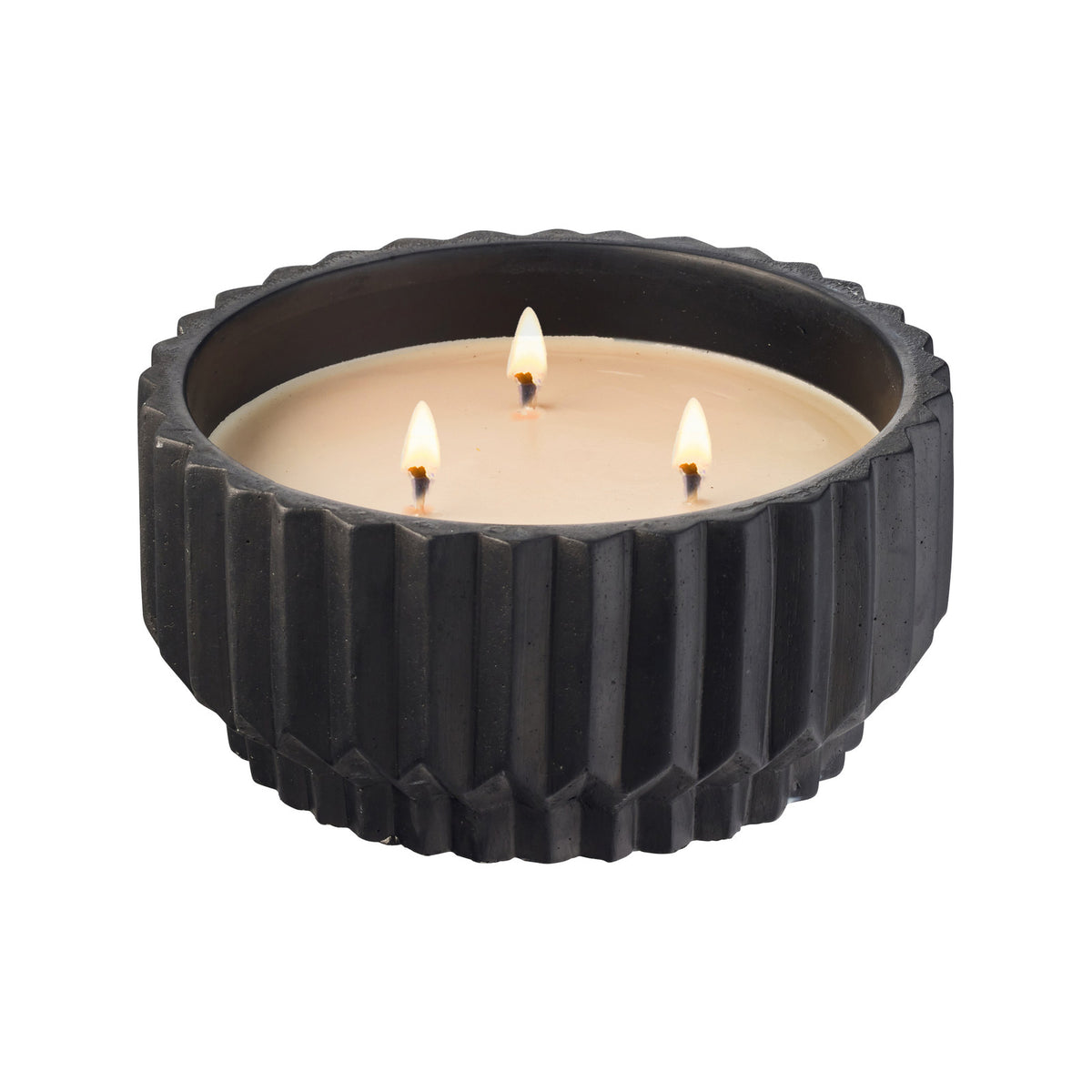 Santalum Estate Sandalwood Citronella Candle Black Ceramic with Lid