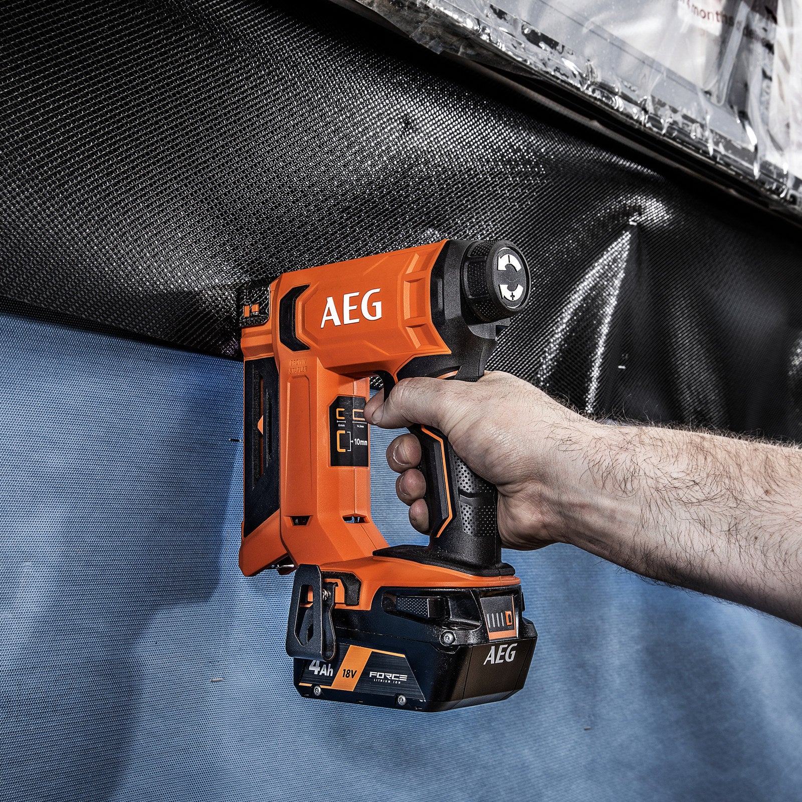 AEG 18V 10mm Crown Stapler A18FST50 - Skin Only