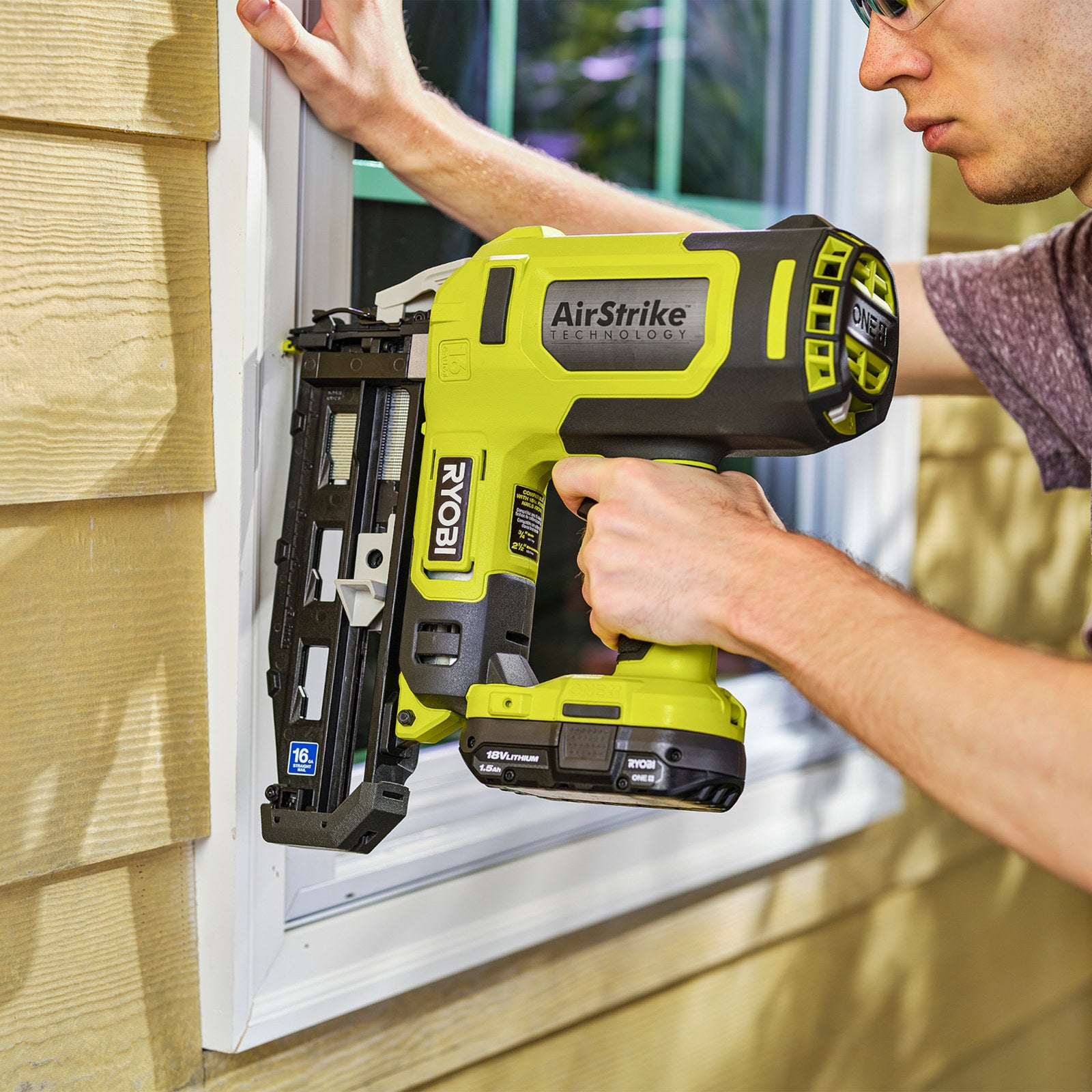Ryobi 18V ONE+ 16GA Brad Nailer Tool Only R16GN18
