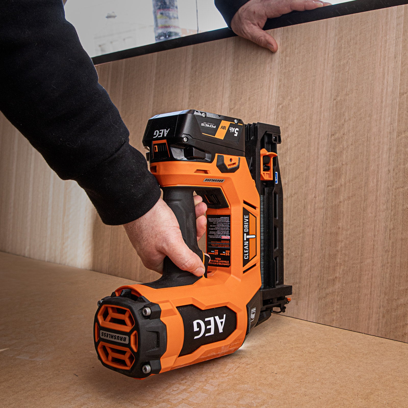 AEG 18V F-Rapid 16GA Straight C Brad Nailer Skin Only A18SFN16GA0