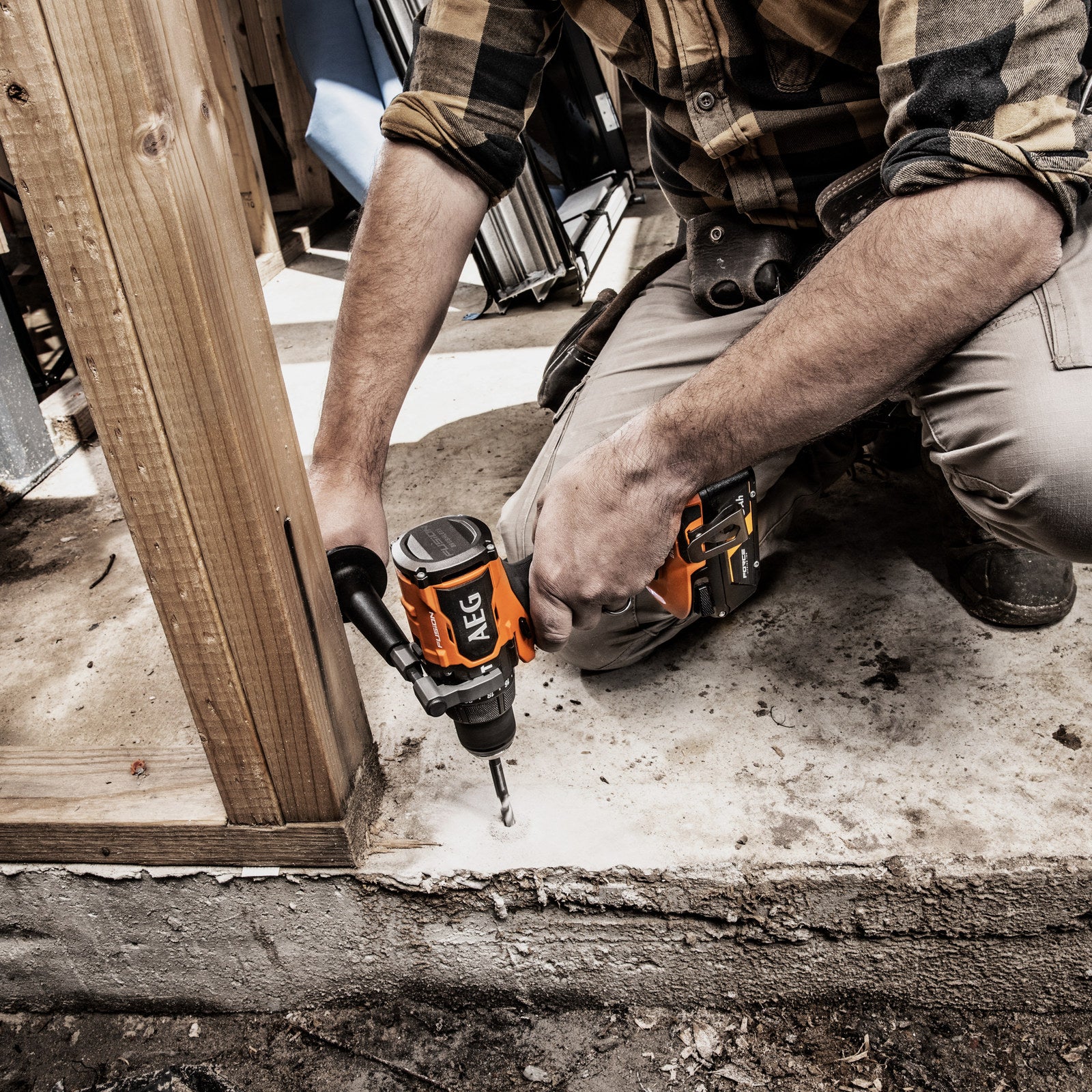 AEG 18V Fusion Brushless Hammer Drill A18FPD0 - Skin Only