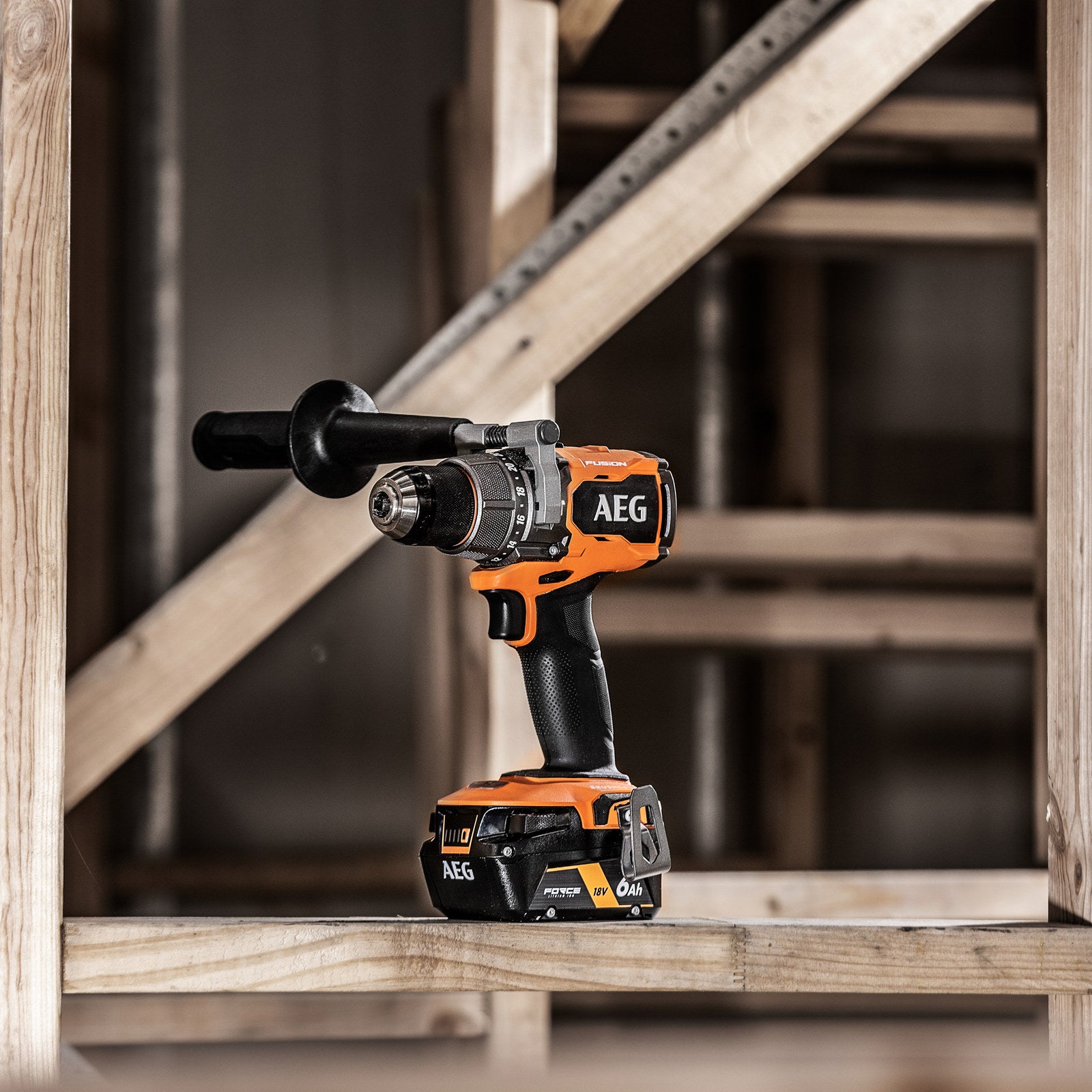 AEG 18V Fusion Brushless Hammer Drill A18FPD0 - Skin Only