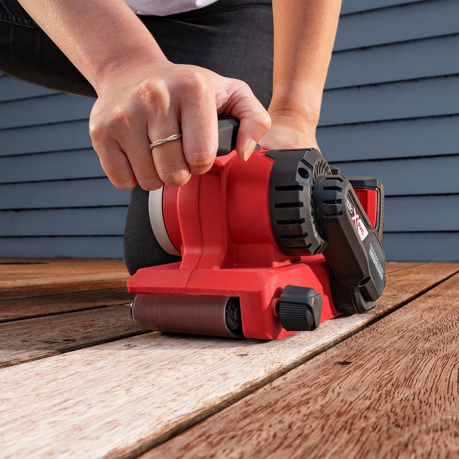 Ozito PXC 18V Brushless 75 x 457mm Cordless Belt Sander - Skin Only PXBBSS-457