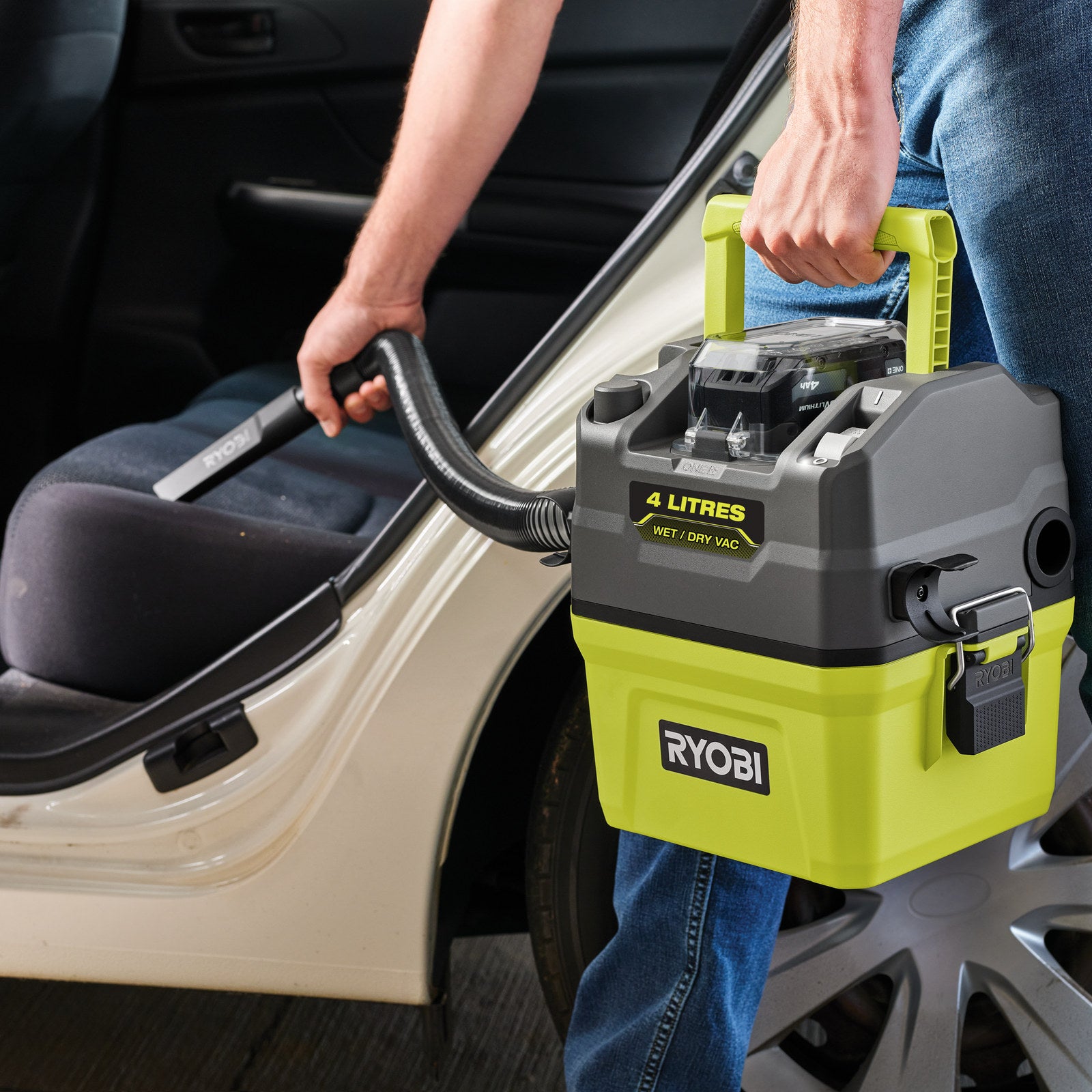 Ryobi 18V ONE+ 4L Wet And Dry Compact Vacuum - Tool Only (RWDV184)