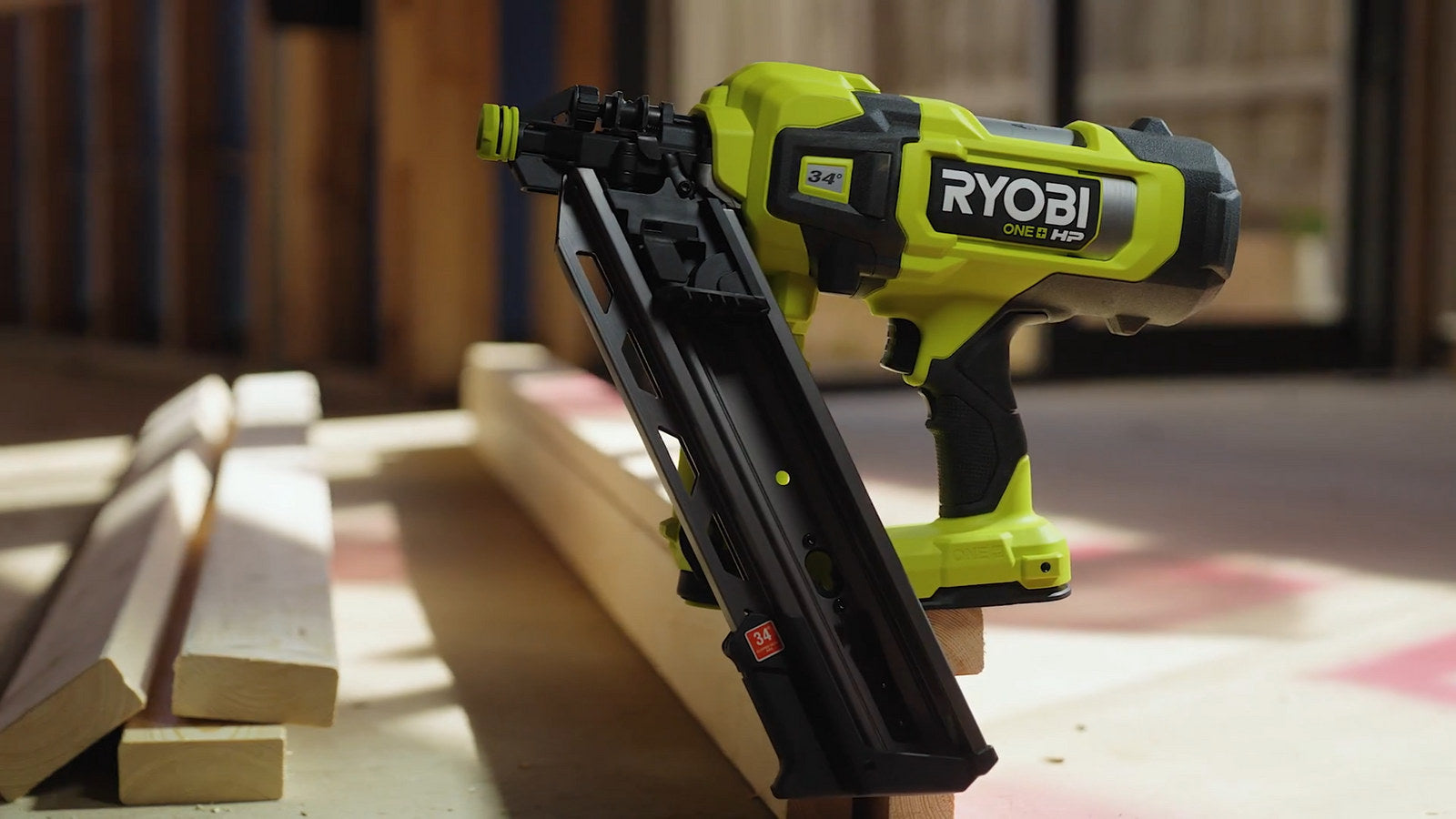 Ryobi 18V ONE+ HP Brushless 30-34° Framing Nailer - Tool Only (RFN1830X)
