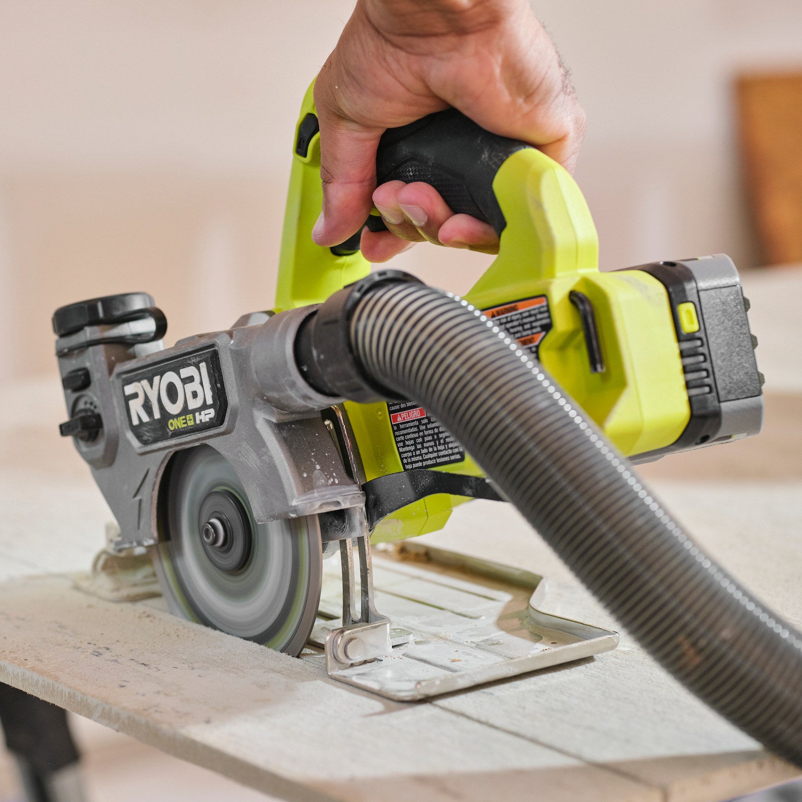 Ryobi 18V ONE+ HP Brushless 127mm Tile And Masonry Saw - Tool Only (RTS18C)