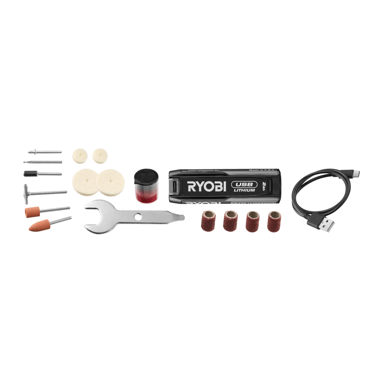 Ryobi USB Lithium 4V Rotary Tool 2Ah Kit (RRT4K)