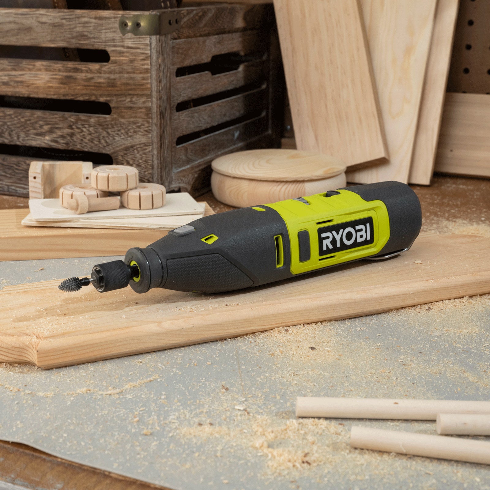 Ryobi Coarse Flame Material Removal Burr for Rotary Tools