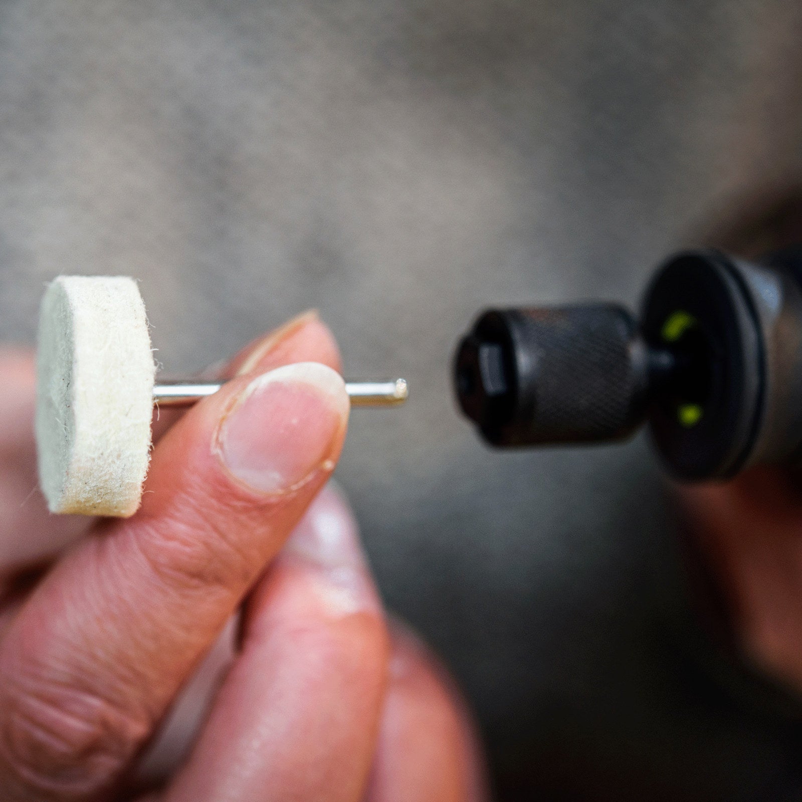 Ryobi 25mm Felt Polishing Wheel for Rotary Tools - Metal and Plastic