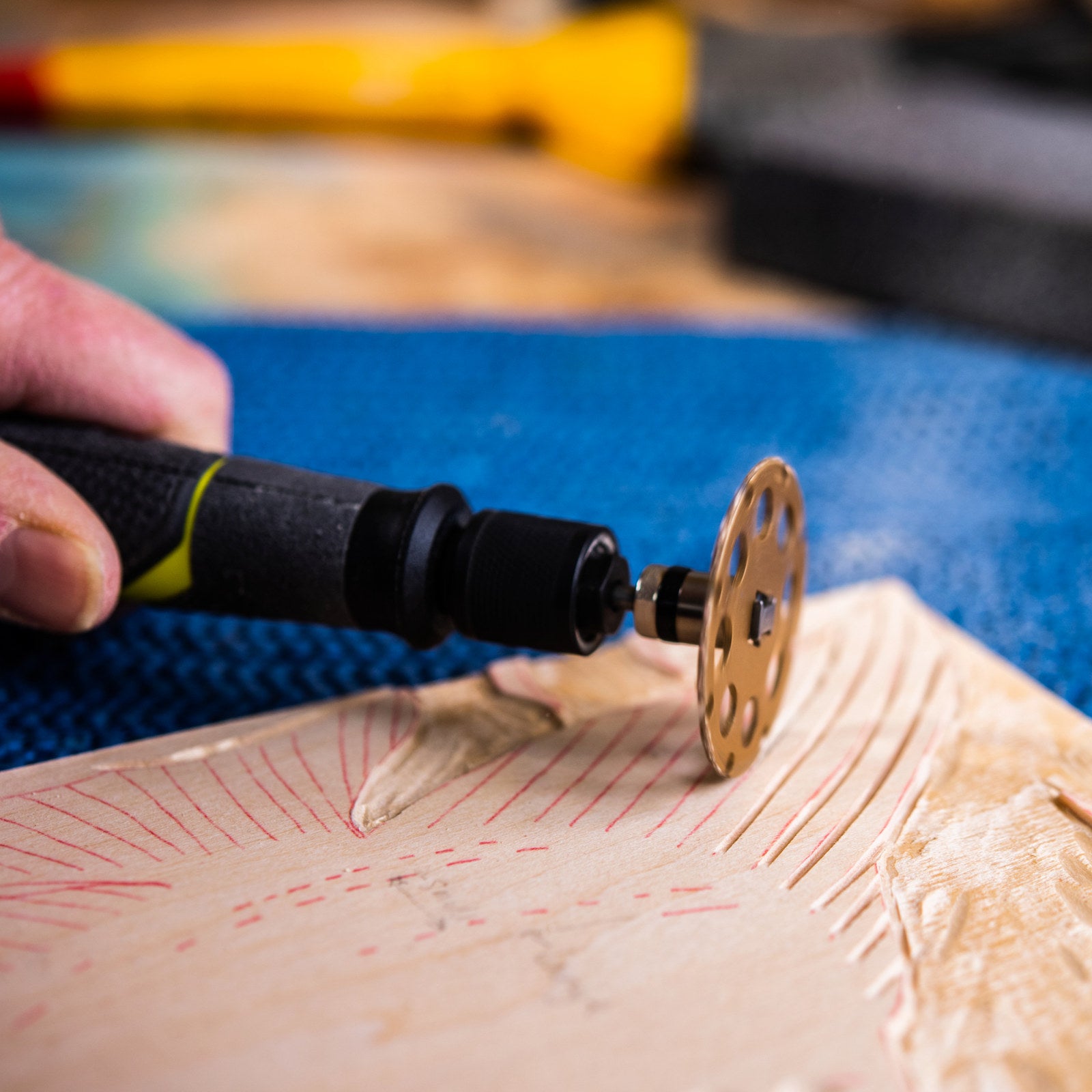 Ryobi 38mm Twist Lock Wood Carbide Wheel for Timber and Laminates