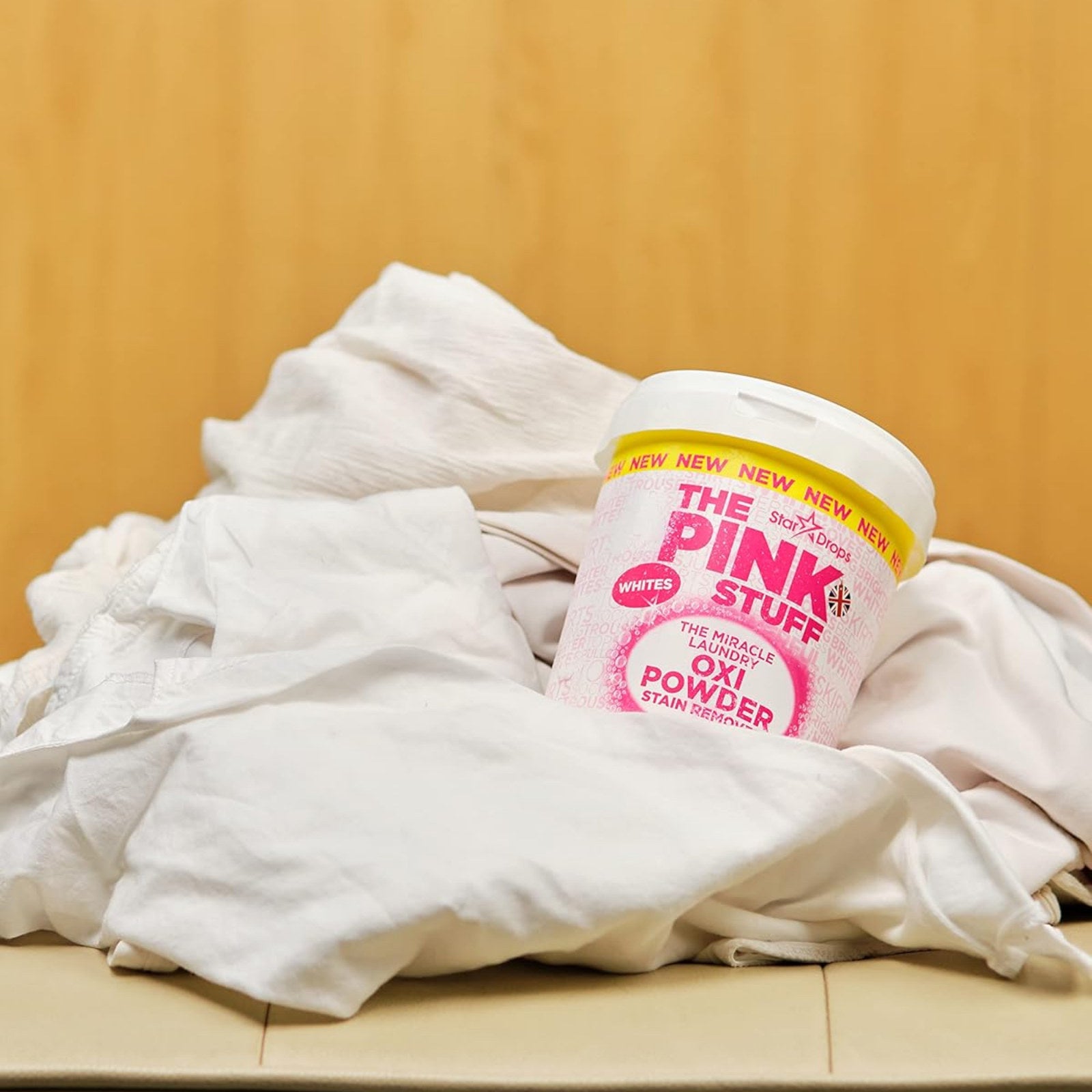 The Pink Stuff 1kg Whites Miracle Laundry Oxi Powder Stain Remover