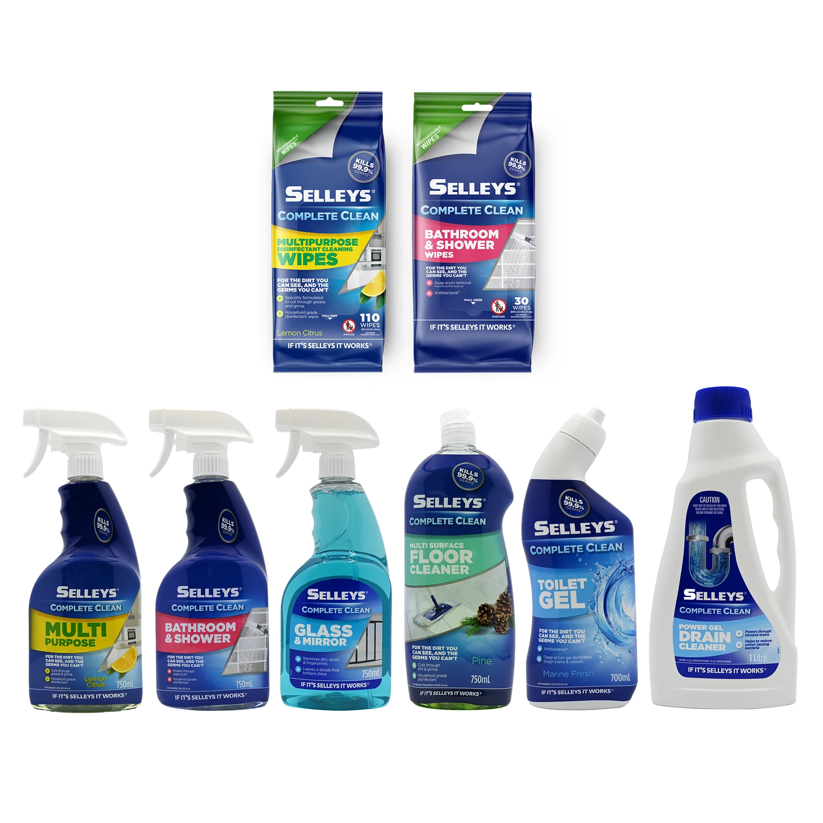 Selleys Complete Clean Toilet Gel 700ml Blue