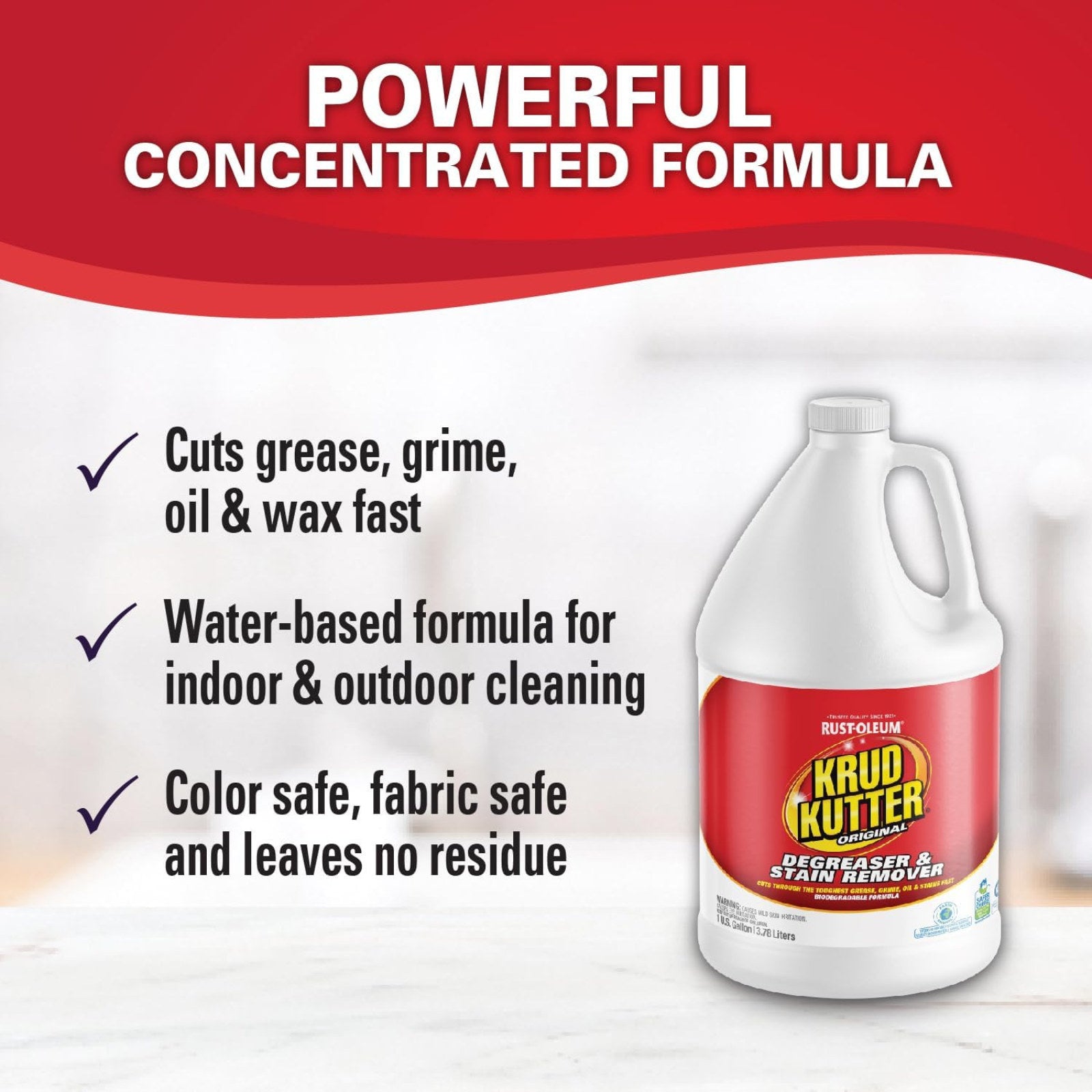 Krud Kutter Cleaner & Degreaser 3.78L - Multi-Surface Refill