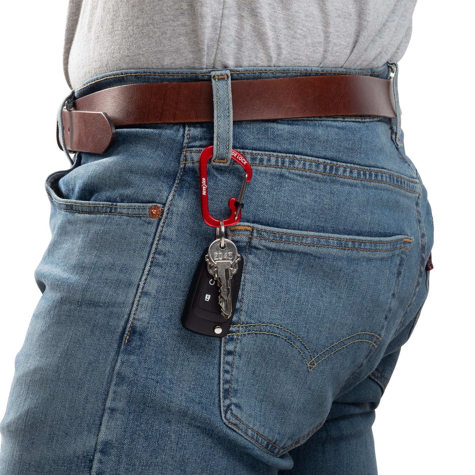 Nite Ize SlideLock Aluminium Carabiner #3 - Red