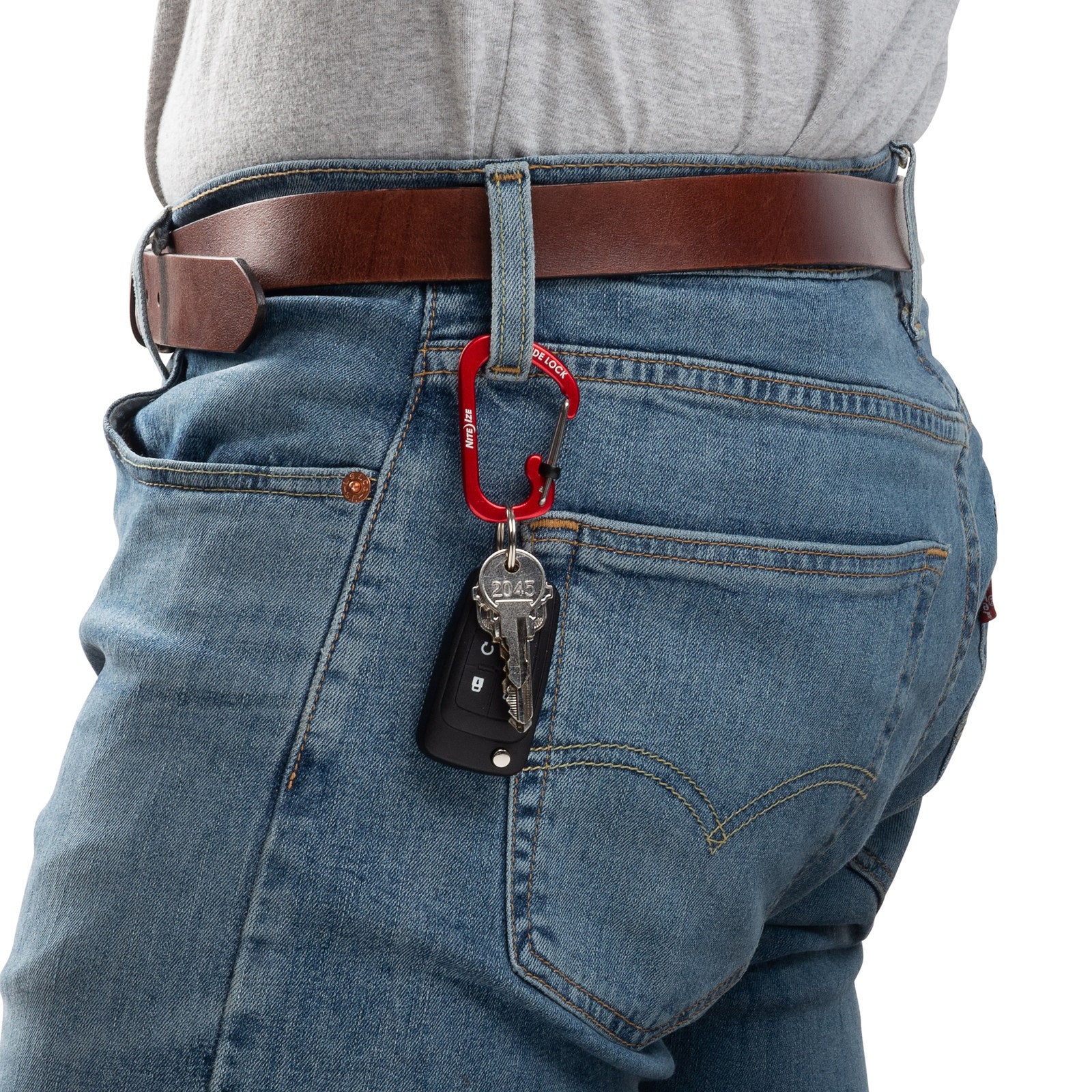 Nite Ize SlideLock Aluminium Carabiner #3 - Red