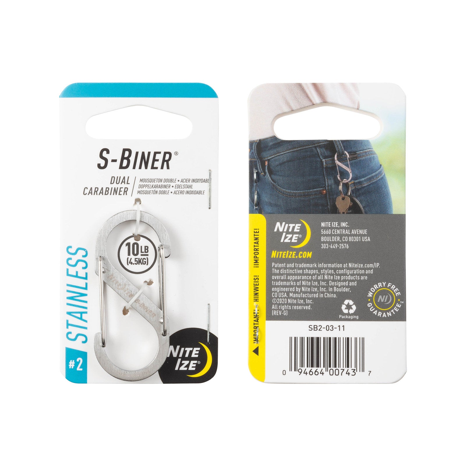 Nite Ize S-Biner Stainless Steel Dual Carabiner #2