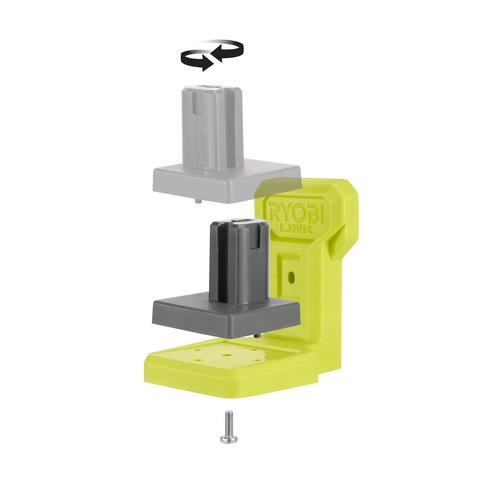 Ryobi LINK ONE+ Tool Holder 2.3kg Rotating Stem Indoor Wall Storage