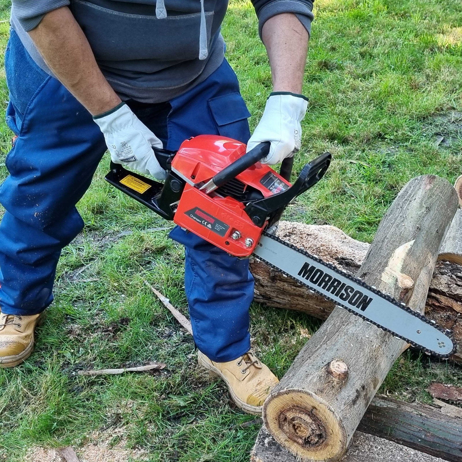 Morrison MCS45E 45cc Petrol Chainsaw with Chain Brake 553056