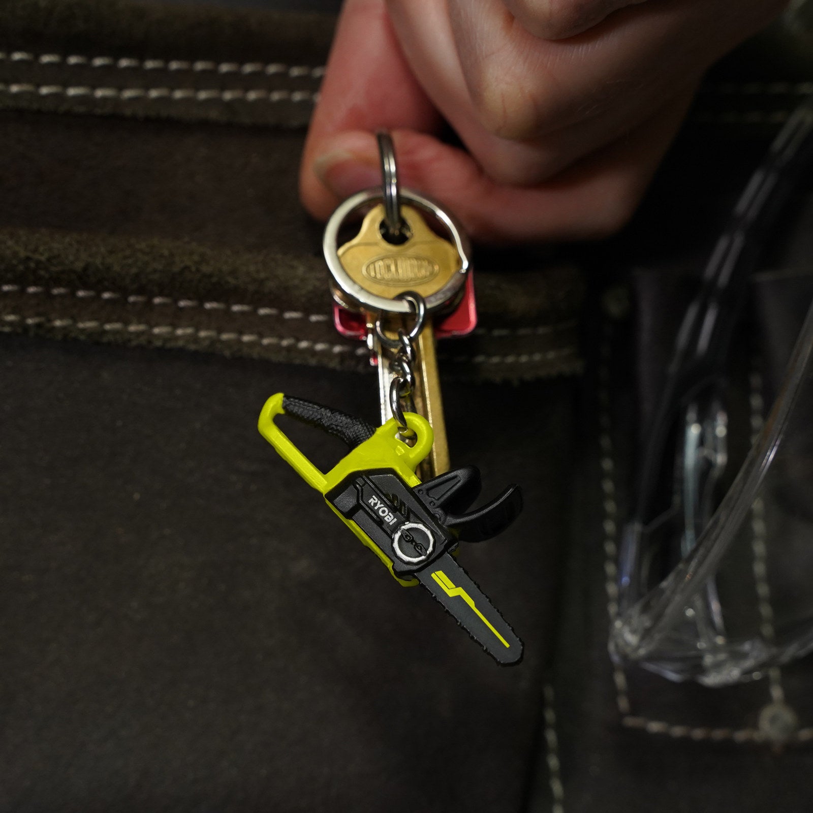 Ryobi MINI's Chainsaw Keyring, Collectible Detailed Replica