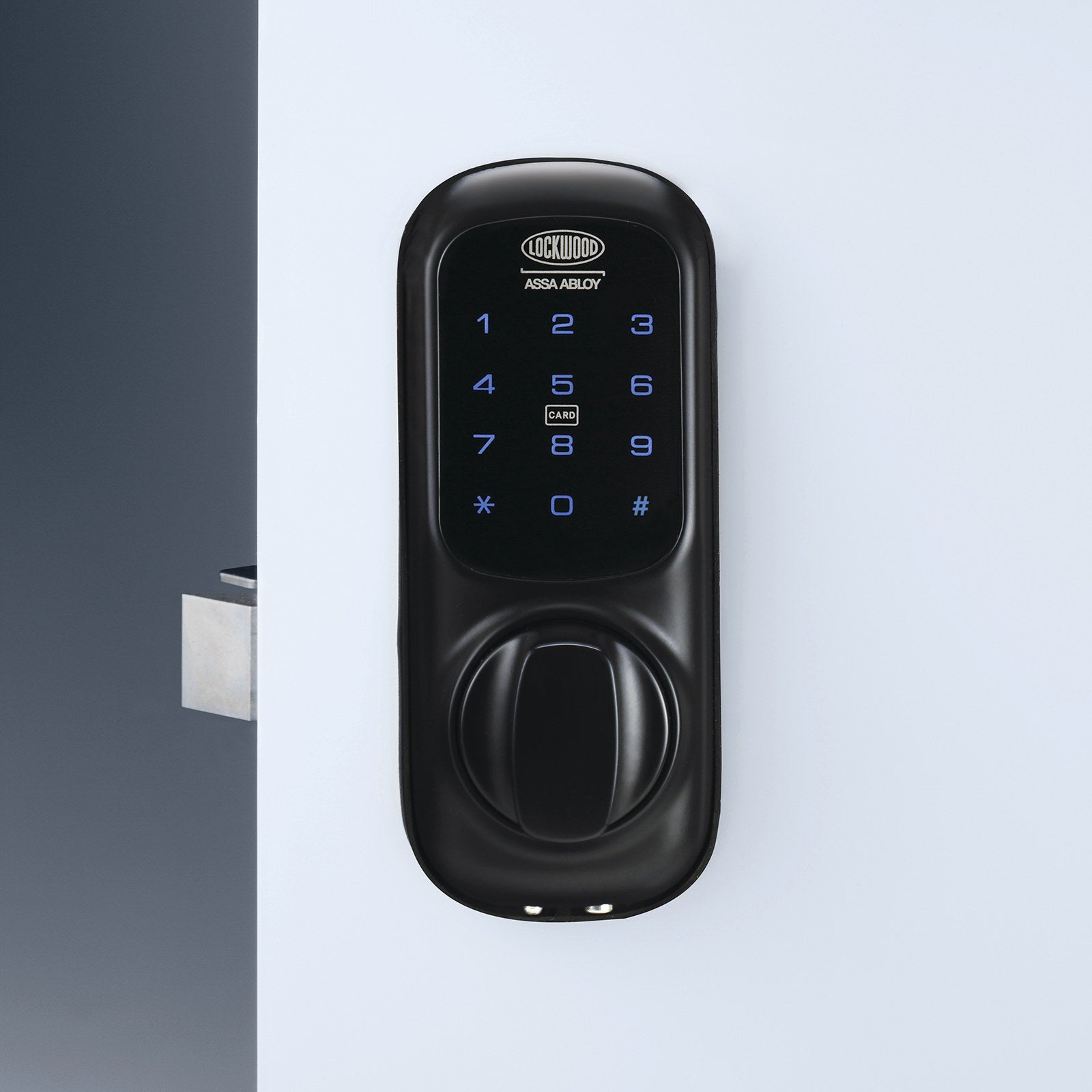 Lockwood 001Touch Plus Smart Deadlatch Matt Black 001TDDL-MBKDP