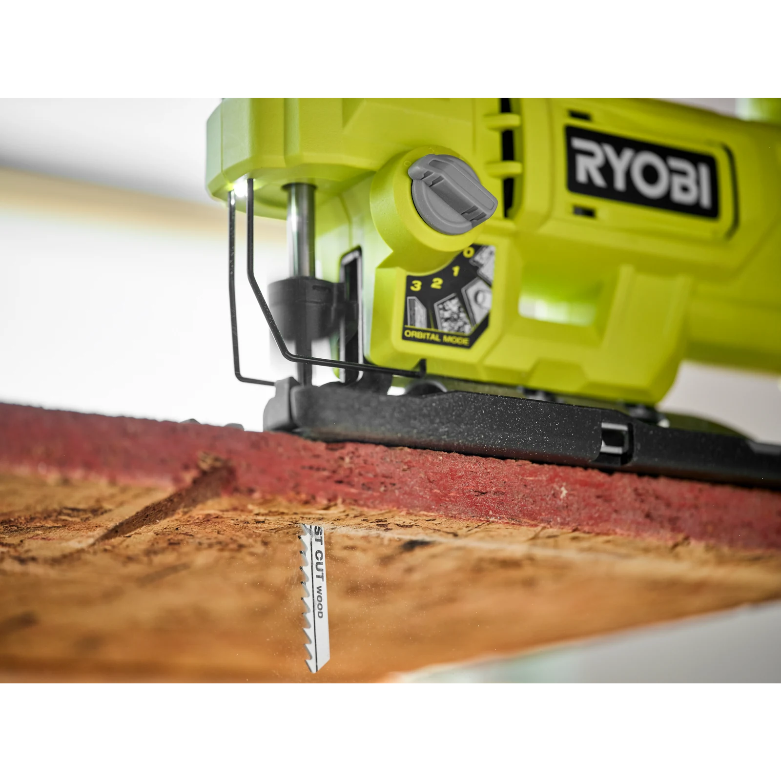 Ryobi 10 Piece Wood Jigsaw Blade Set - Rough to Ultra-Fine Cuts in Timber