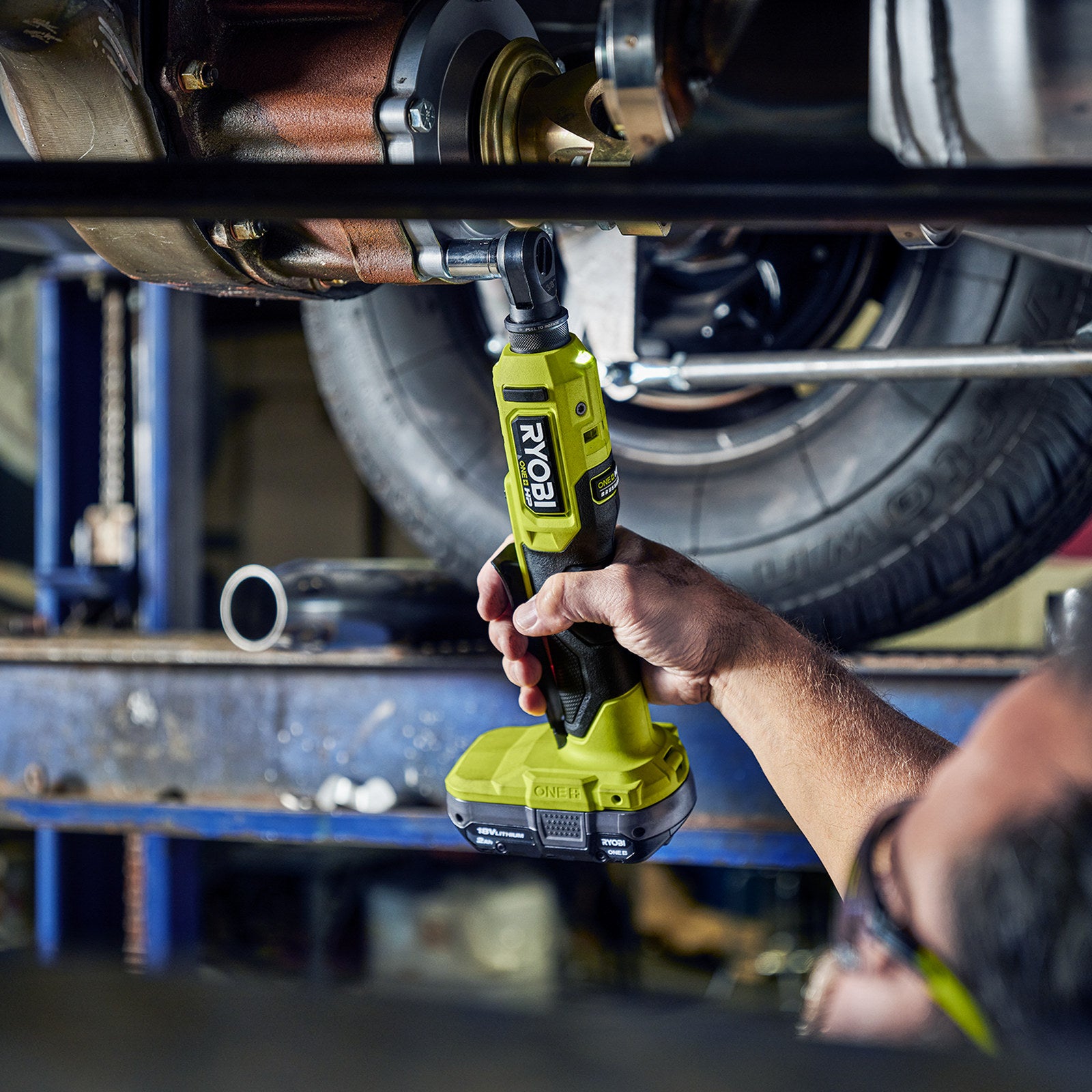 Ryobi 18V ONE+ HP Brushless 3/8" Compact High-Speed Ratchet - Skin RRW18C