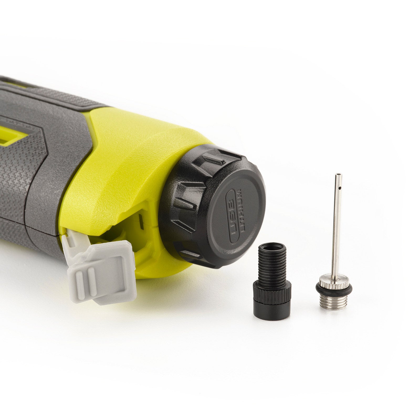 Ryobi USB Lithium High Pressure Inflator 2Ah Kit Portable 100psi RI4K