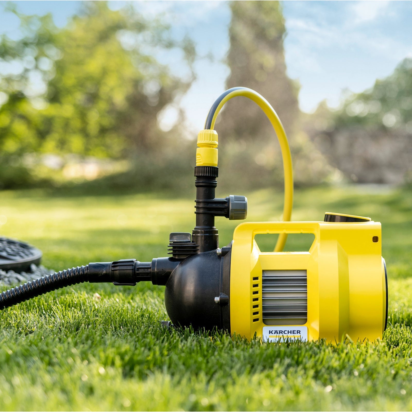 Karcher BP 5.000 Transfer Pump, 5000 L/h, 8m Suction Depth, Tool-Free Connect