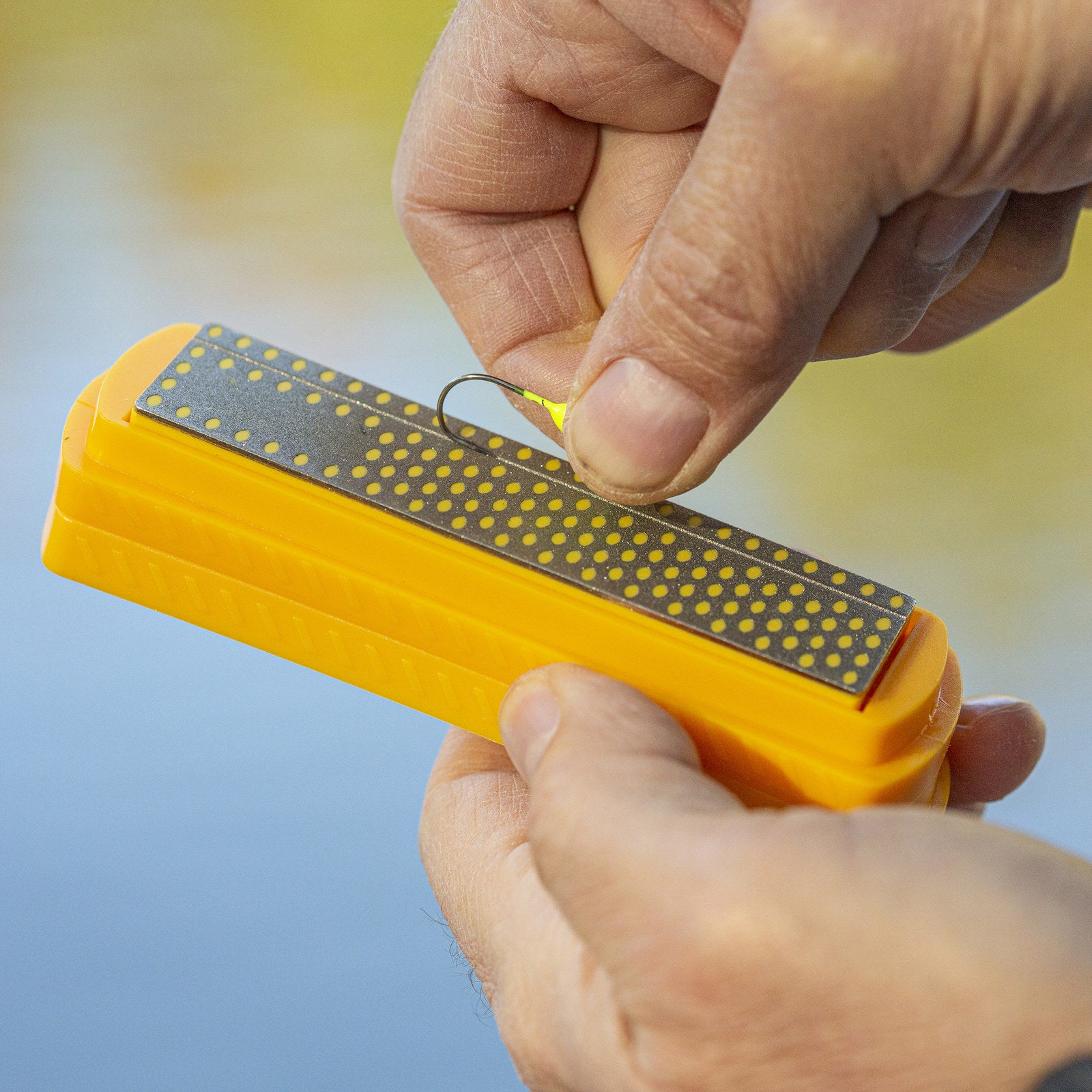 Smith's 4" Coarse Diamond Sharpening Stone with Cover for Knives