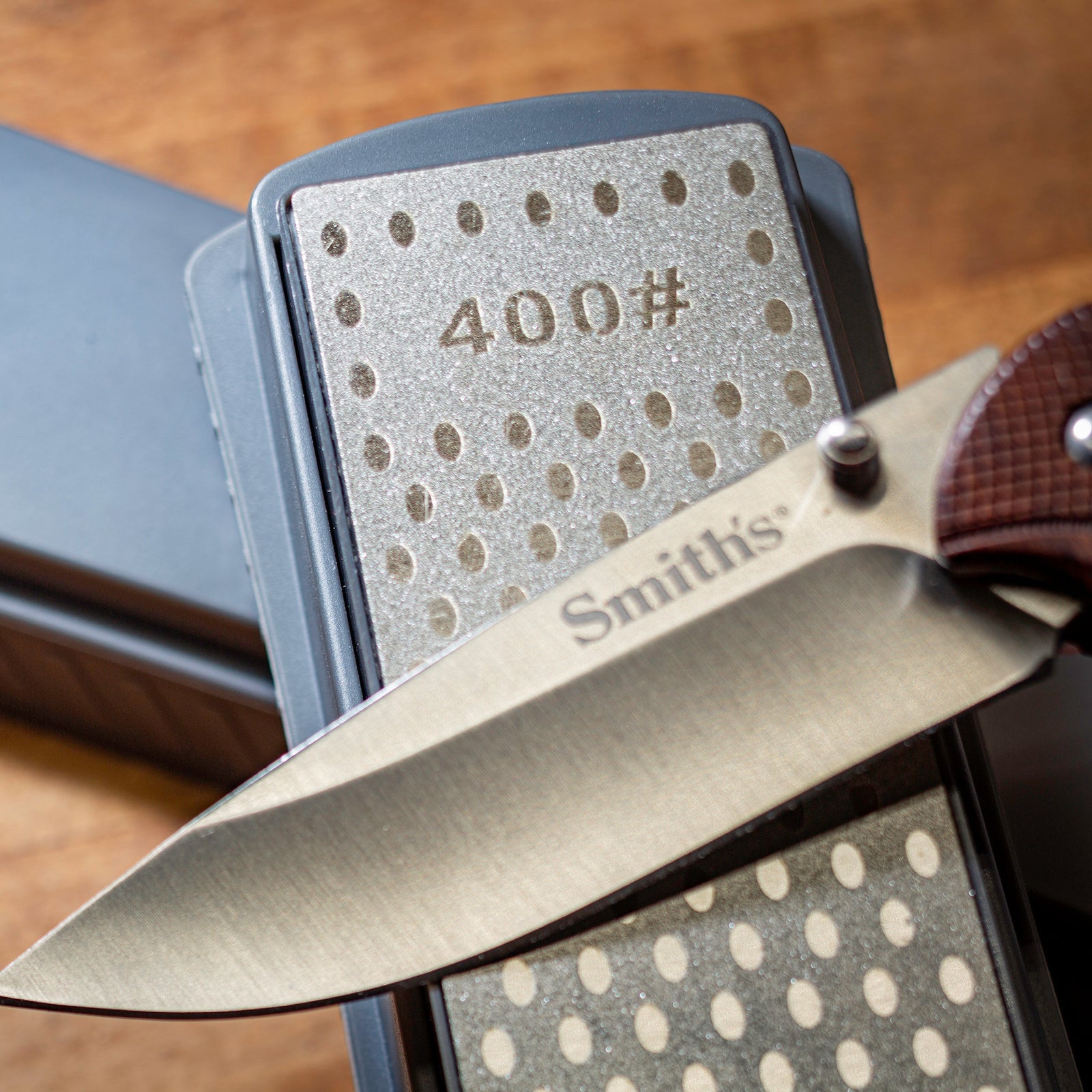 Smith's 150mm Dual Grit Diamond Sharpening Stone 400/1000