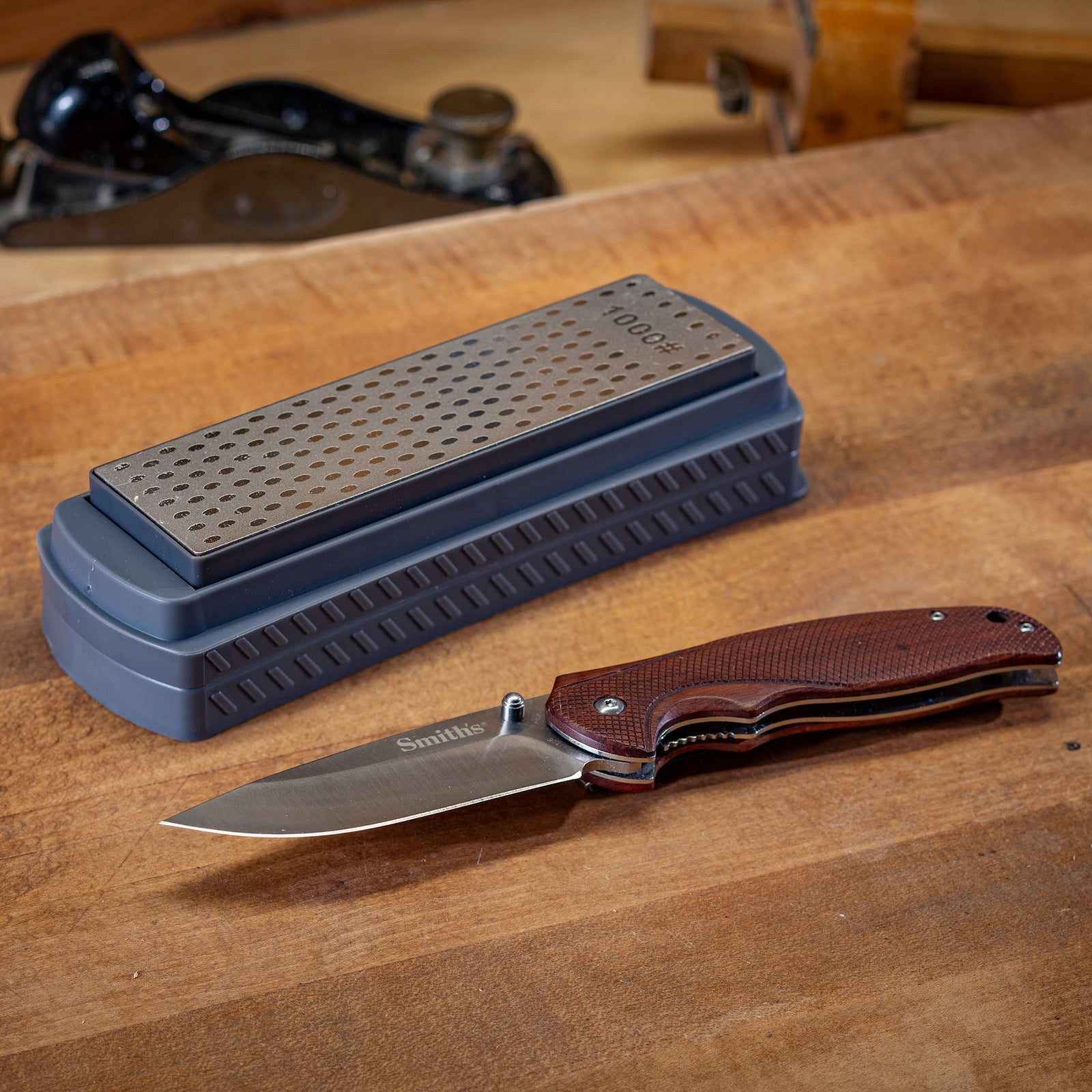 Smith's 150mm Dual Grit Diamond Sharpening Stone 400/1000