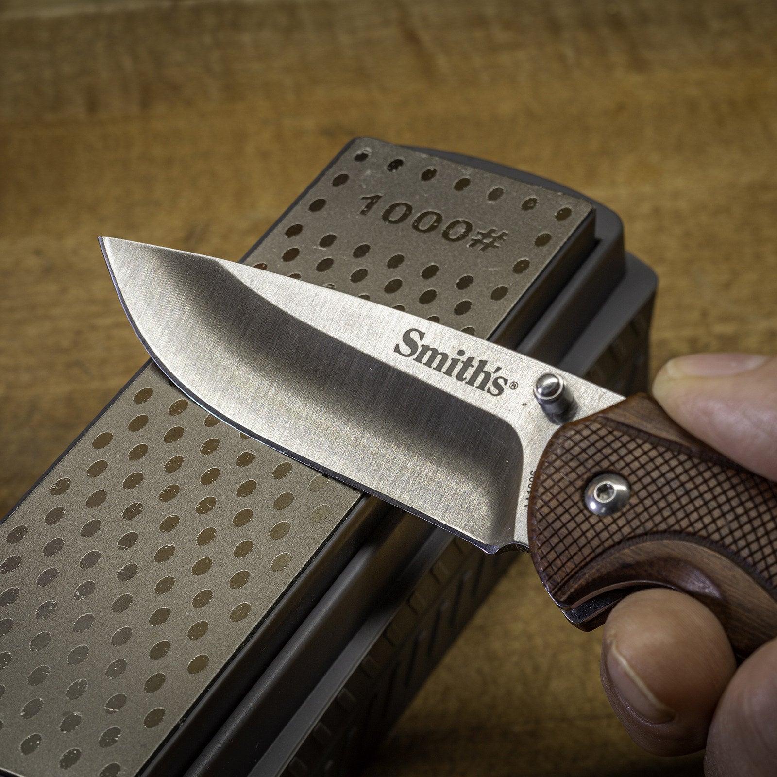 Smith's 150mm Dual Grit Diamond Sharpening Stone 400/1000