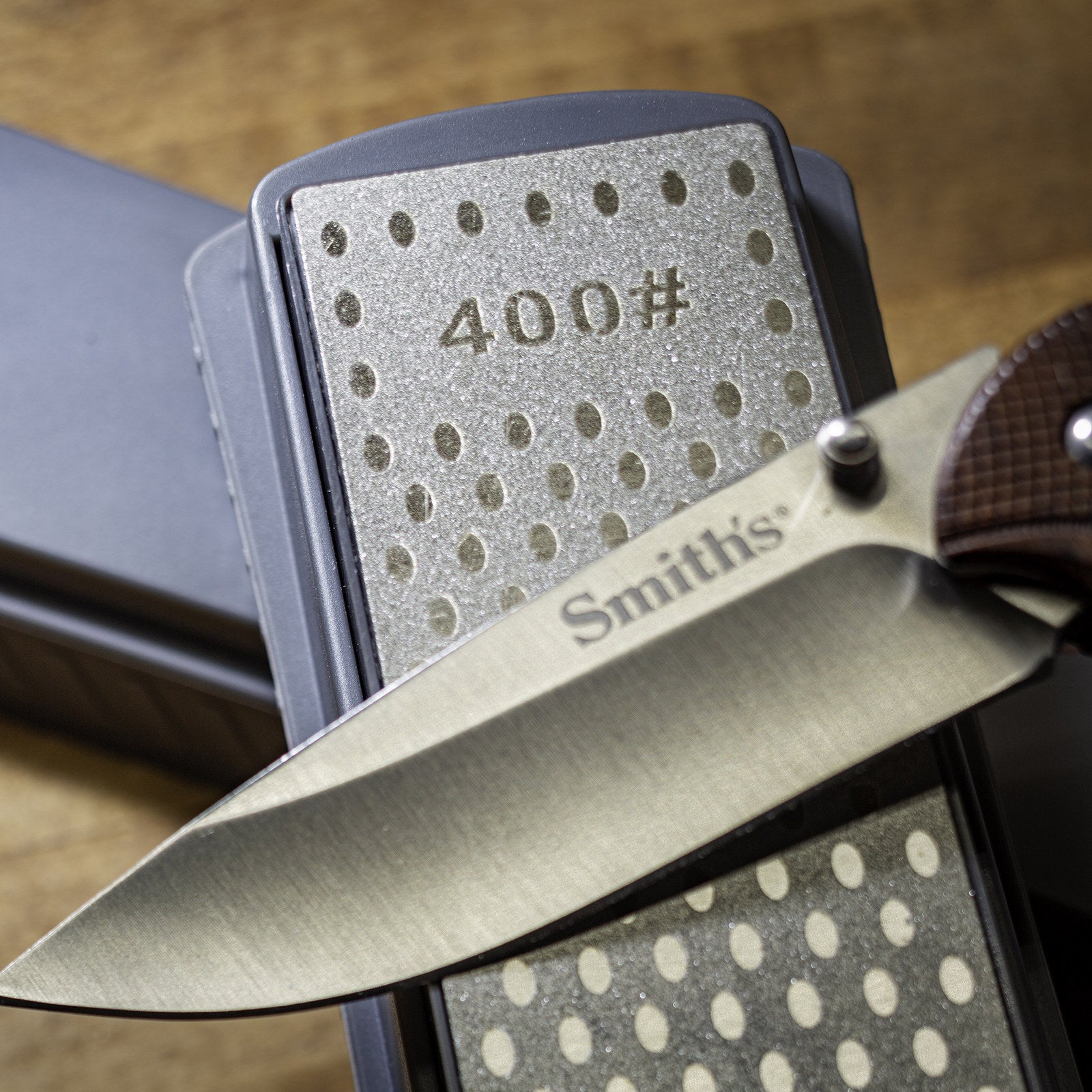 Smith's 150mm Dual Grit Diamond Sharpening Stone 400/1000