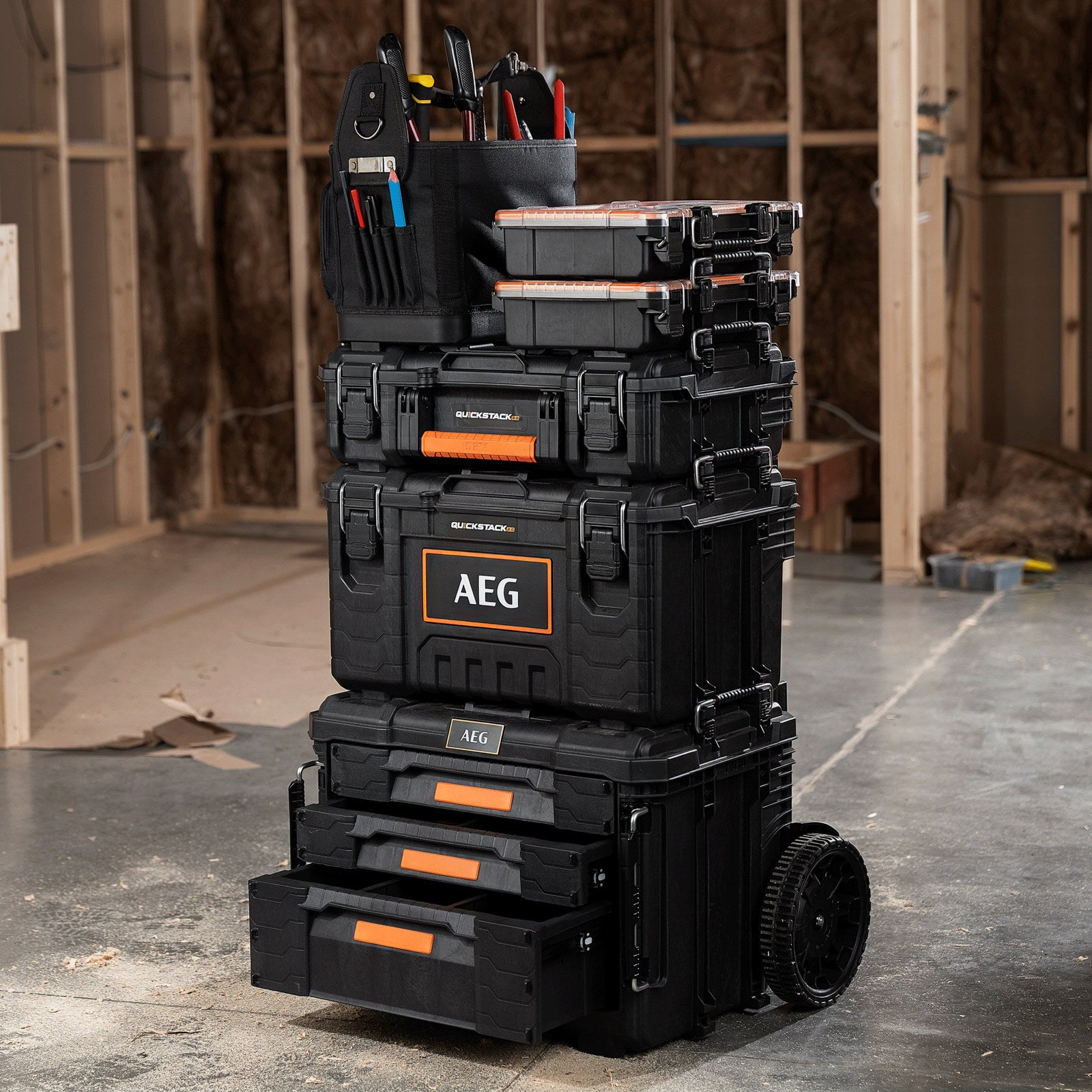AEG Quickstack 2.0 Organiser Tool Box