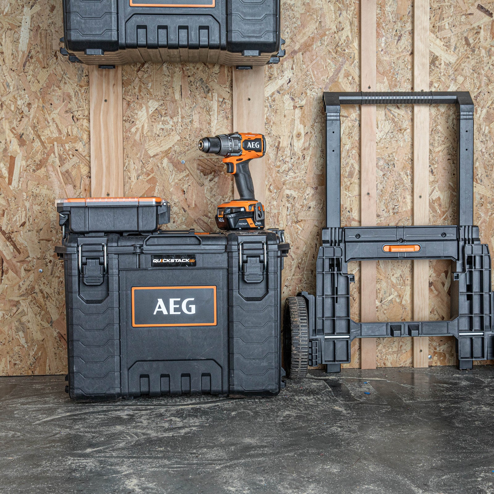 AEG Quickstack 2.0 Clear Top Half Organiser