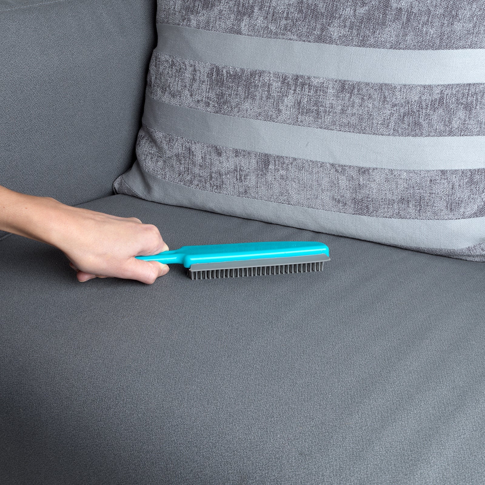 Beldray Pet Plus Upholstery Pet Brush with Rubber Bristles and Scraper Lip