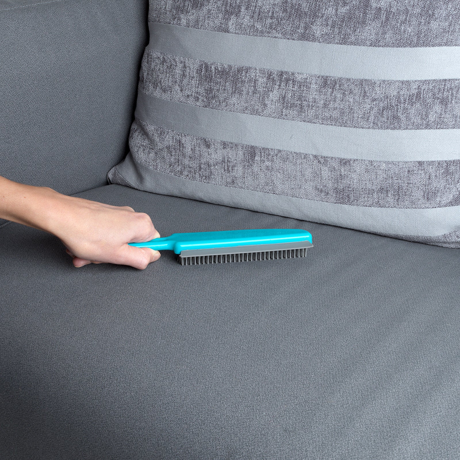 Beldray Pet Plus Upholstery Pet Brush with Rubber Bristles and Scraper Lip
