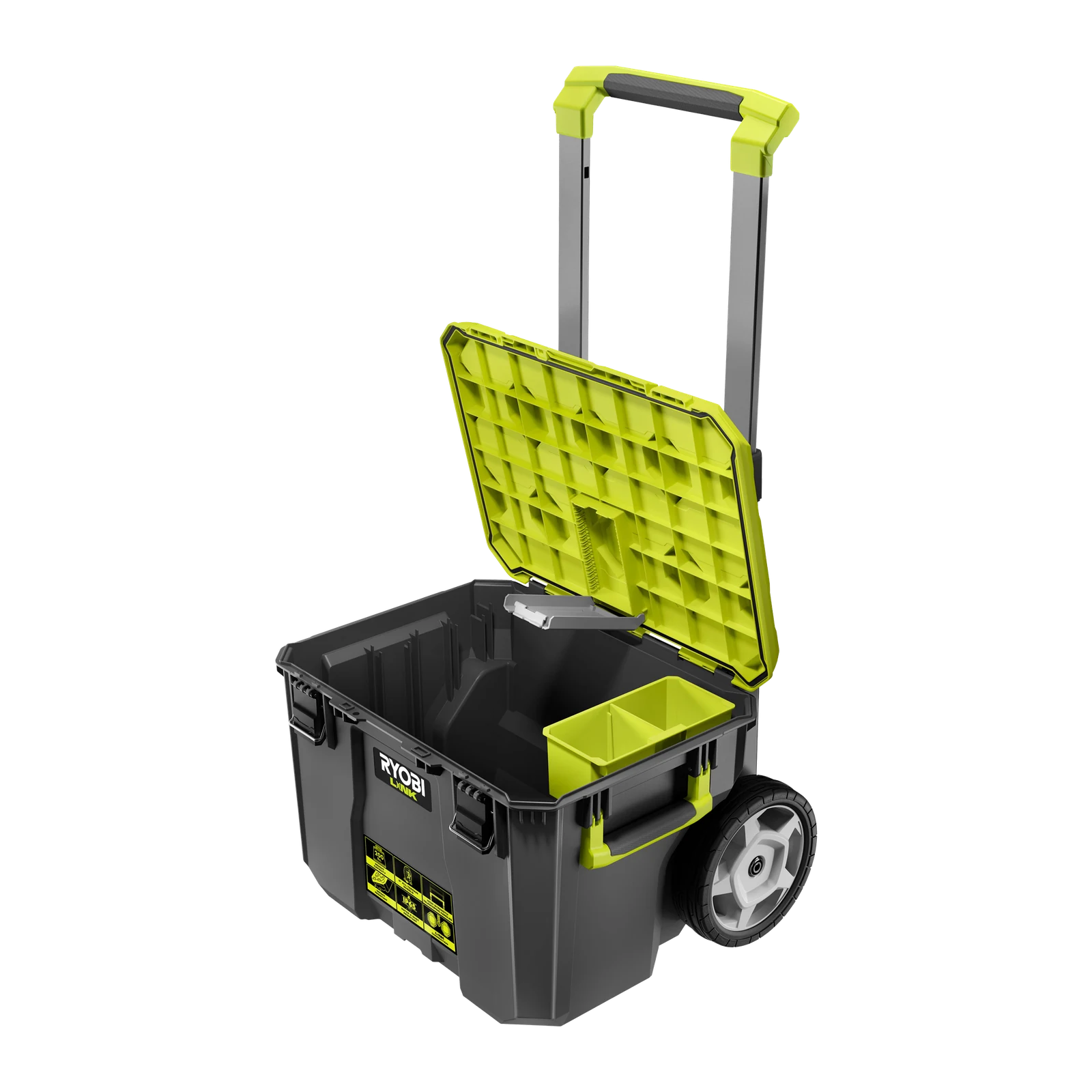 Ryobi LINK Rolling Toolbox with All-Terrain Wheels, Modular IP65