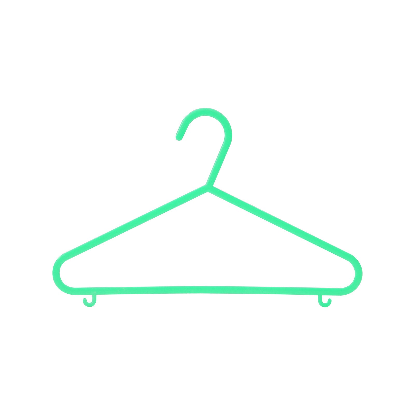 All Set Kids Clothes Hangers 12 Pack - Assorted Colour PP Children's Hangers