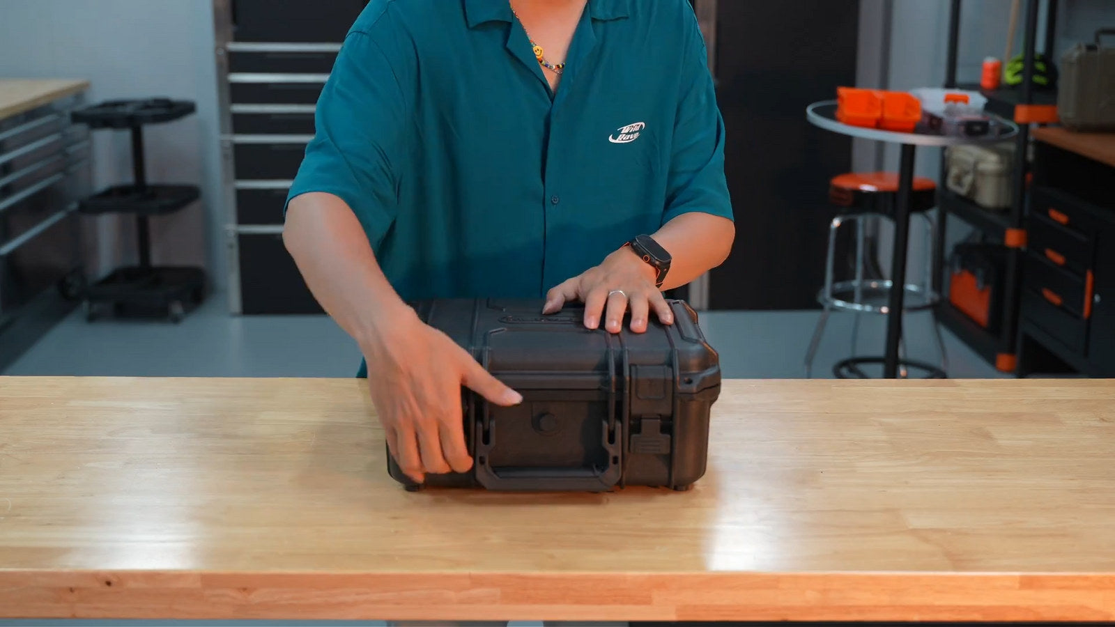 Tactix Medium Tough Case in Black - IP65 Water & Dust Resistant