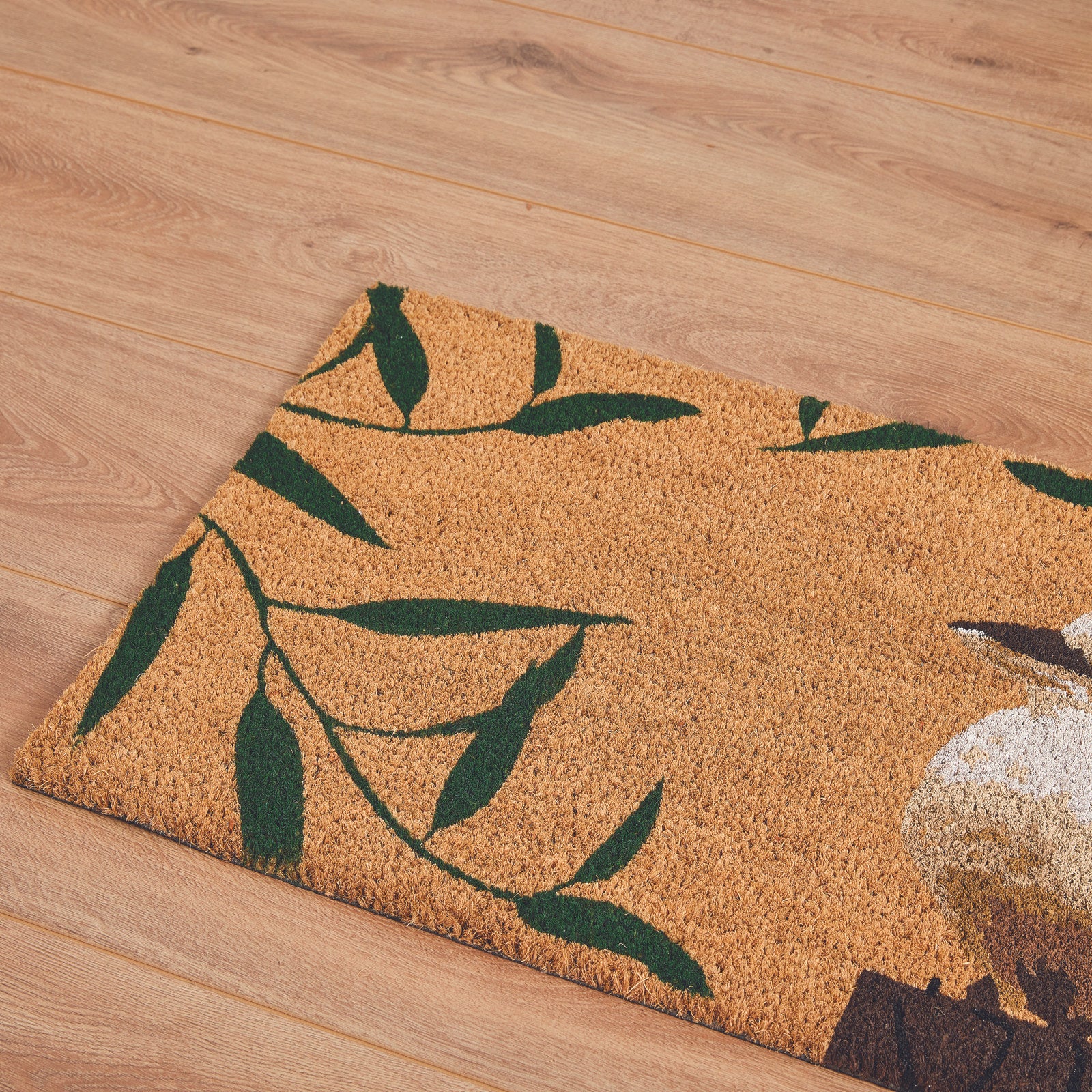 Madras Link 40 x 70cm Natural Kookaburra Coir Door Mat, Coir & Vinyl