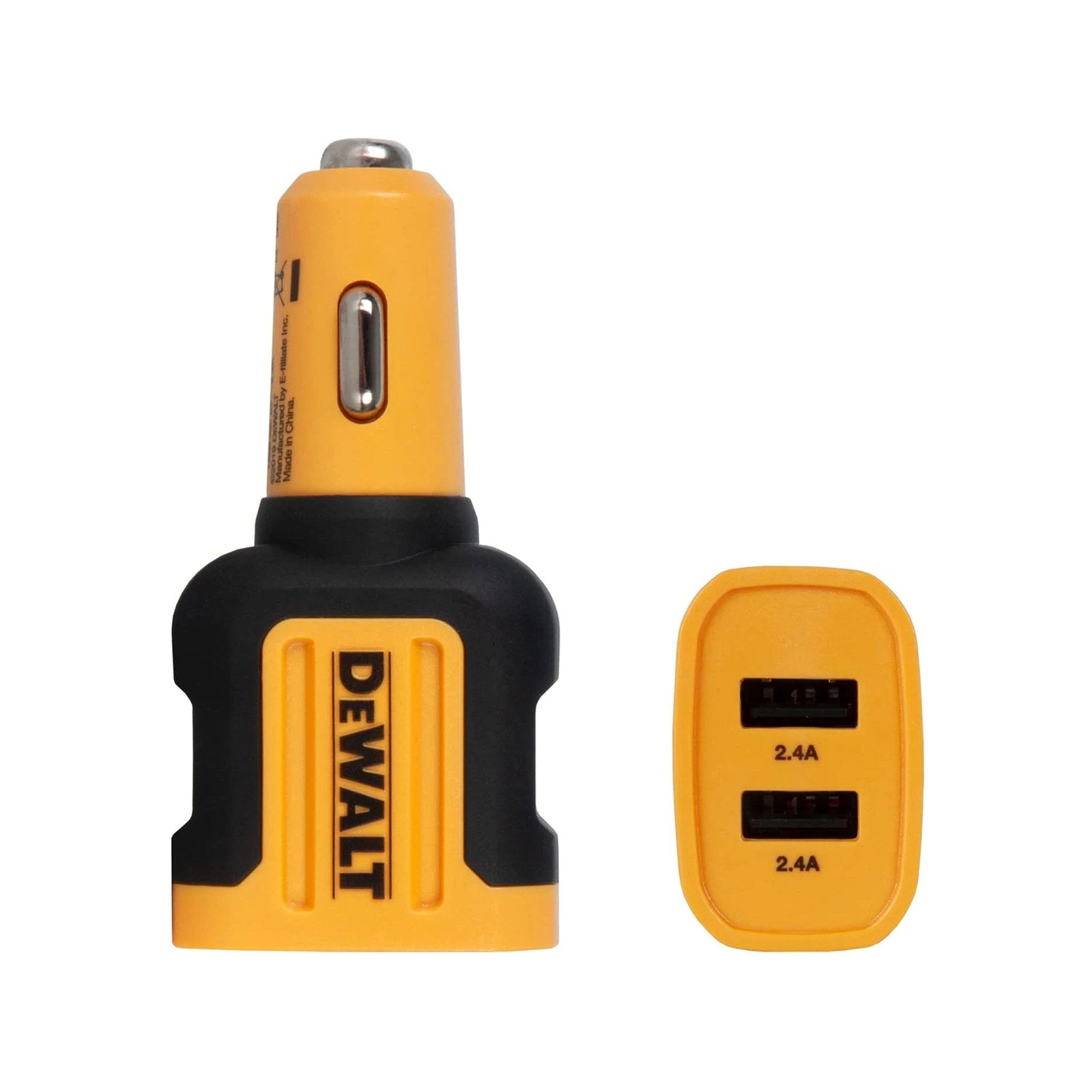 DeWALT 24W 2-Port USB Fast Car Charger 1419008DWE