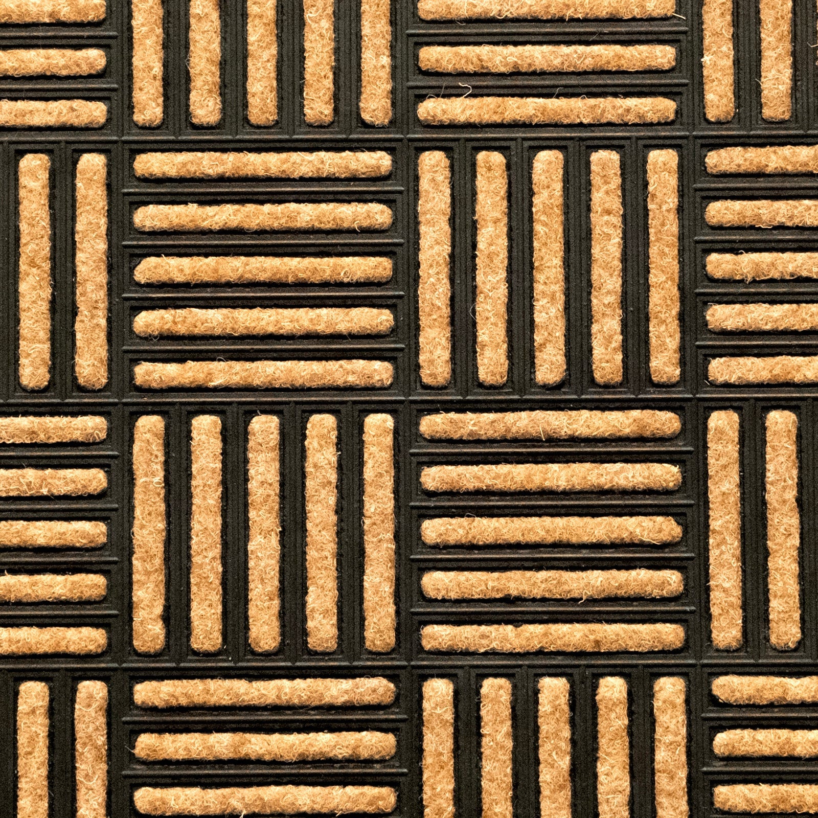 Bali Grid Coir & Rubber Outdoor Door Mat 45 x 75cm