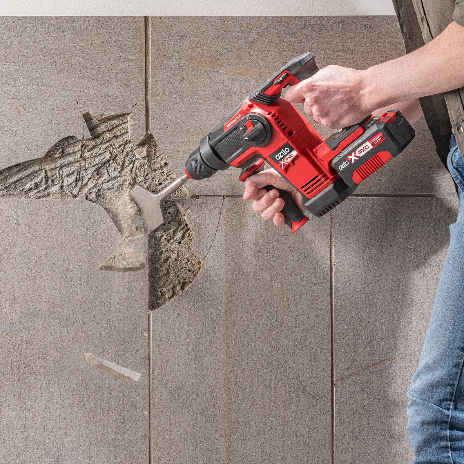 Ozito PXC 18V 2.6J Brushless Hammer Drill, Skin Only, Cordless PXBRHS-260