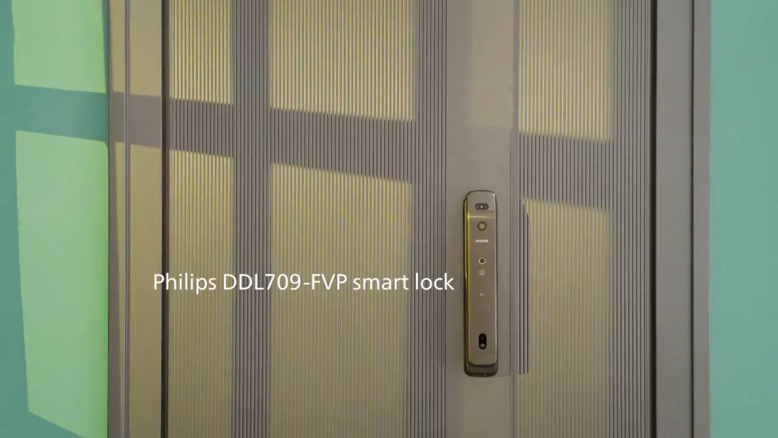 Philips EasyKey DDL709 Smart 3D Facial Recognition Video Intercom Mortise Lock - Black